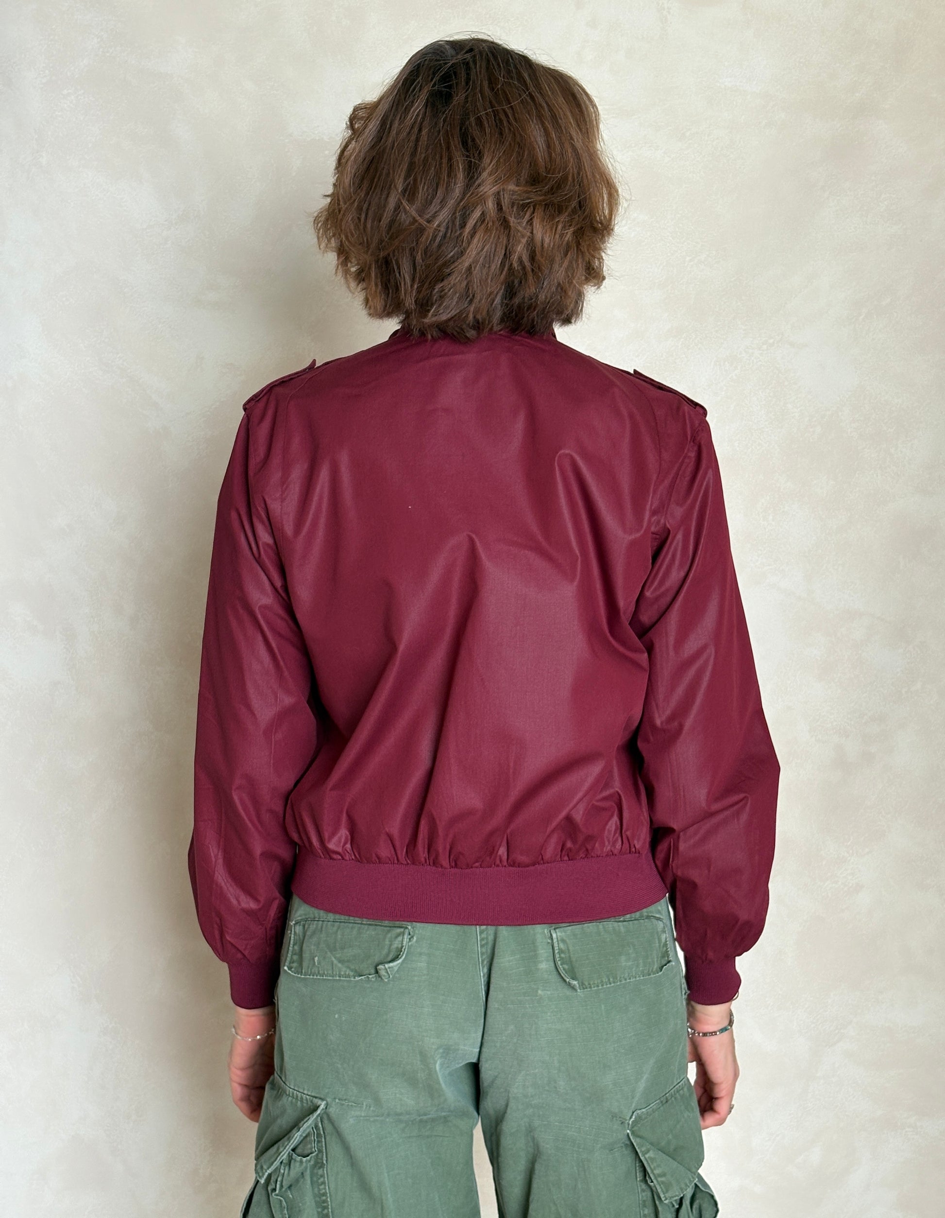 Size 9/10. Women Vintage 80s Members Only Cotton Jacket - USA Vintage Bcn