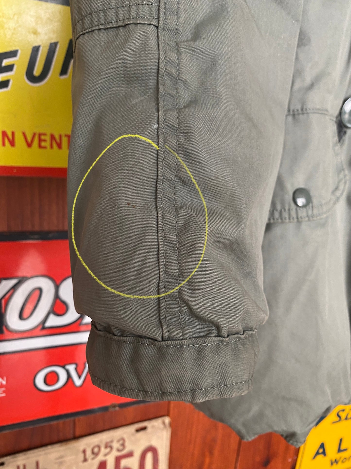 authentic 1986 us air force n3b cold weather jacket xxs AJ357 Studio