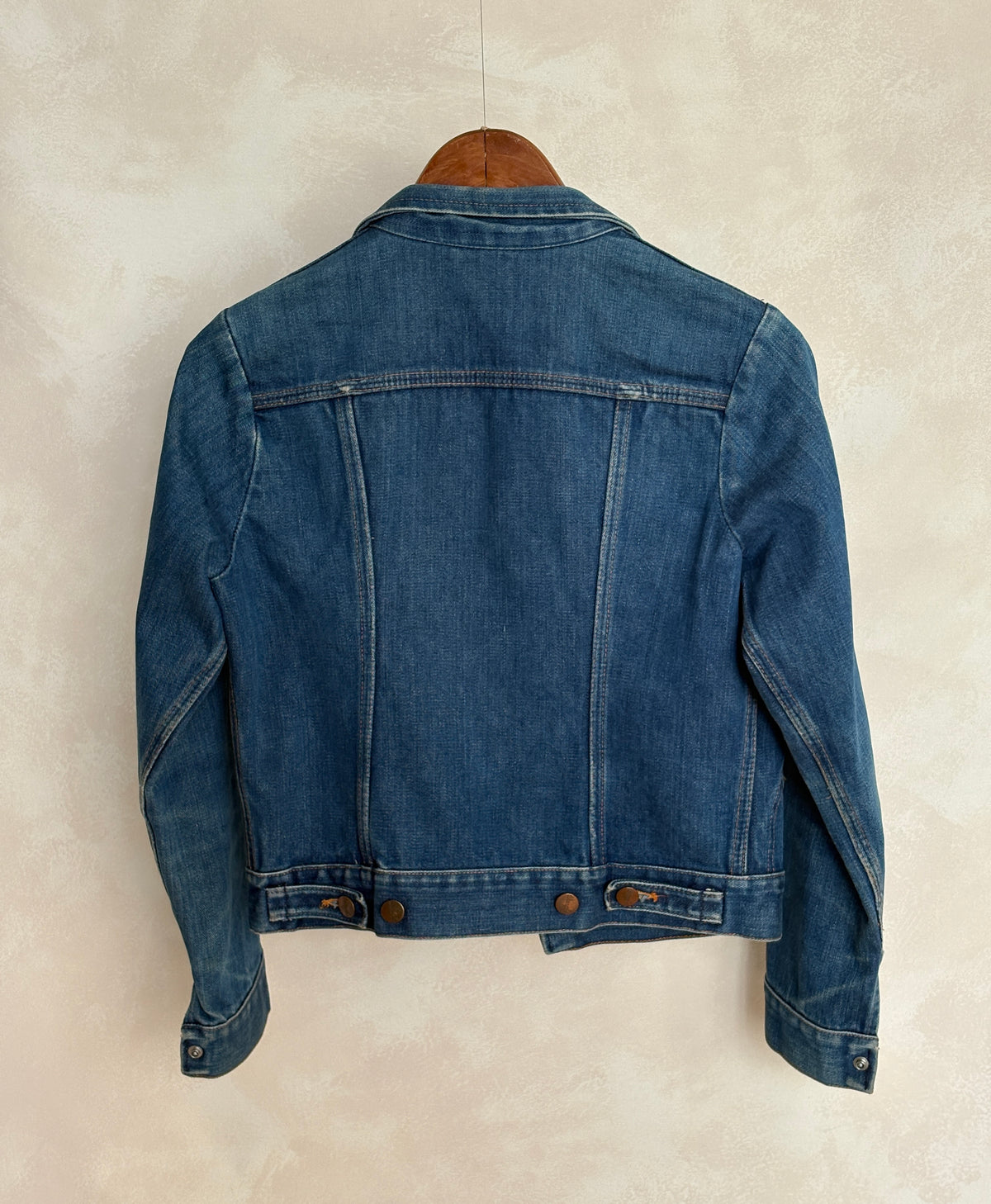 Size 16 . Vintage 70s Wrangler Denim Jacket – 4 Pockets – Made in USA-AJ357 Studio