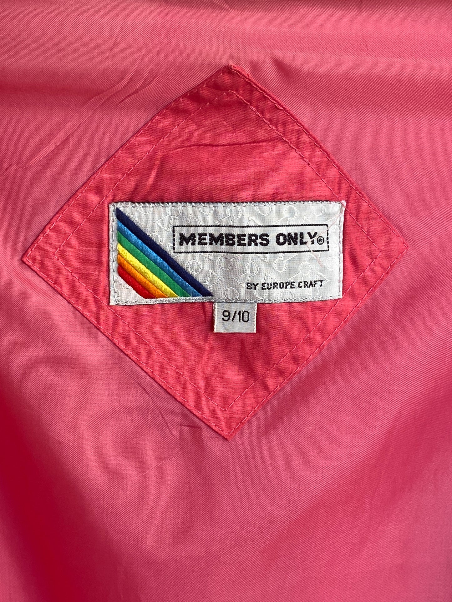 Size Women 9/10. Vintage 80s Members Only Cotton Jacket-AJ357 Studio
