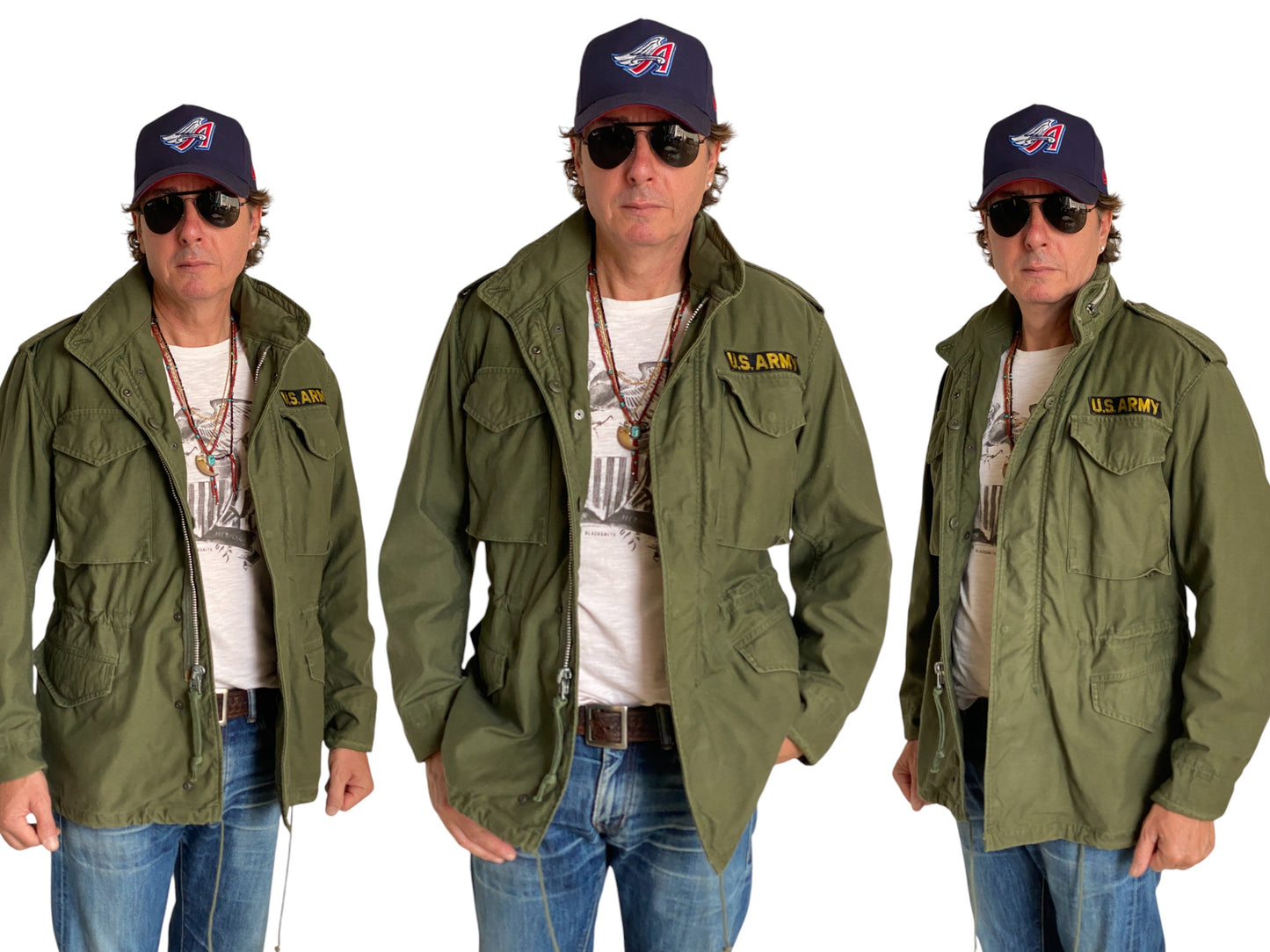 Small Reg. Authentic 1967 US M-65 field jacket Military - USA Vintage Bcn