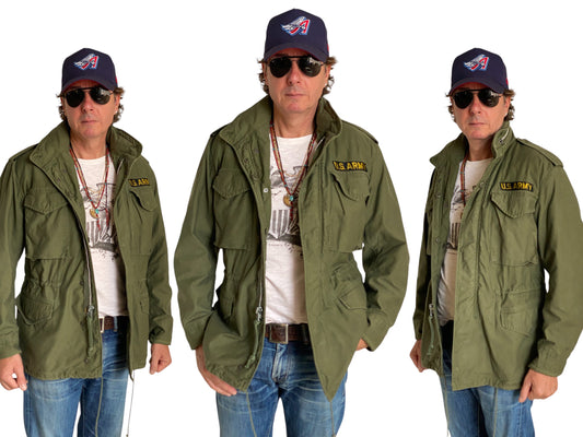 Small Reg. Authentic 1967 US M-65 field jacket Military - USA Vintage Bcn