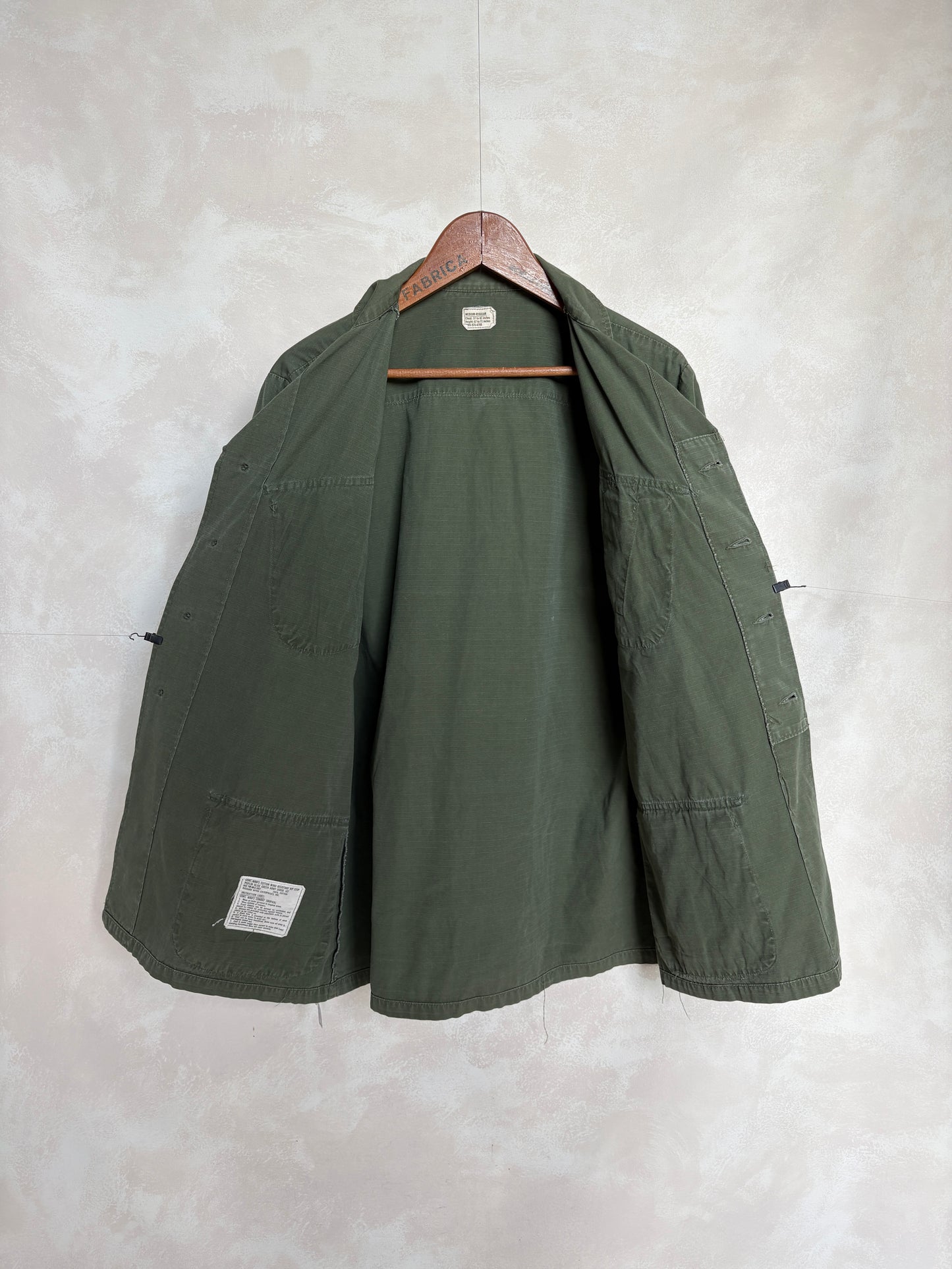 Med Reg. Authentic 1968 U.S. Army Vietnam War Jungle Jacket OG-107 – Vintage Military - USA Vintage Bcn