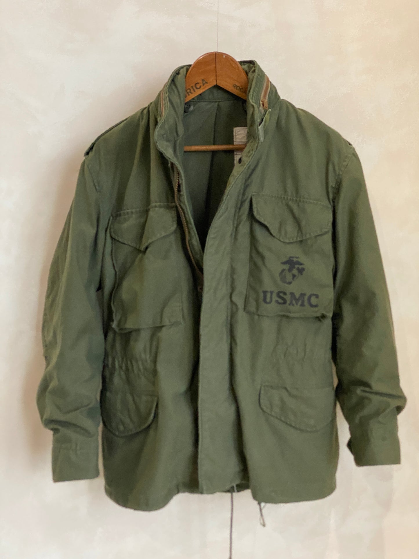 X Small Reg. Authentic USMC 1981 US M-65 field jacket Military - USA Vintage Bcn