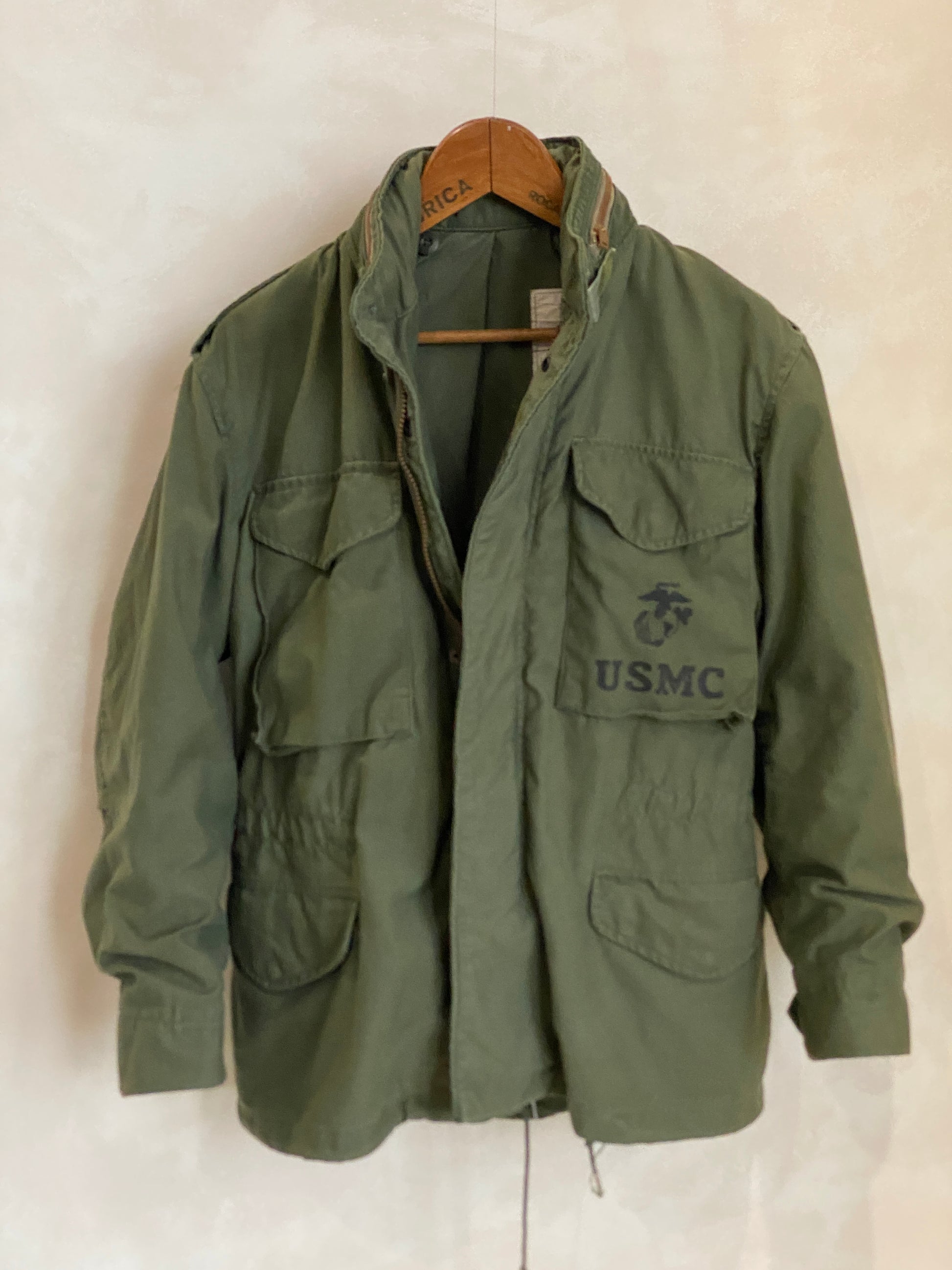 X Small Reg. Authentic USMC 1981 US M-65 field jacket Military - USA Vintage Bcn