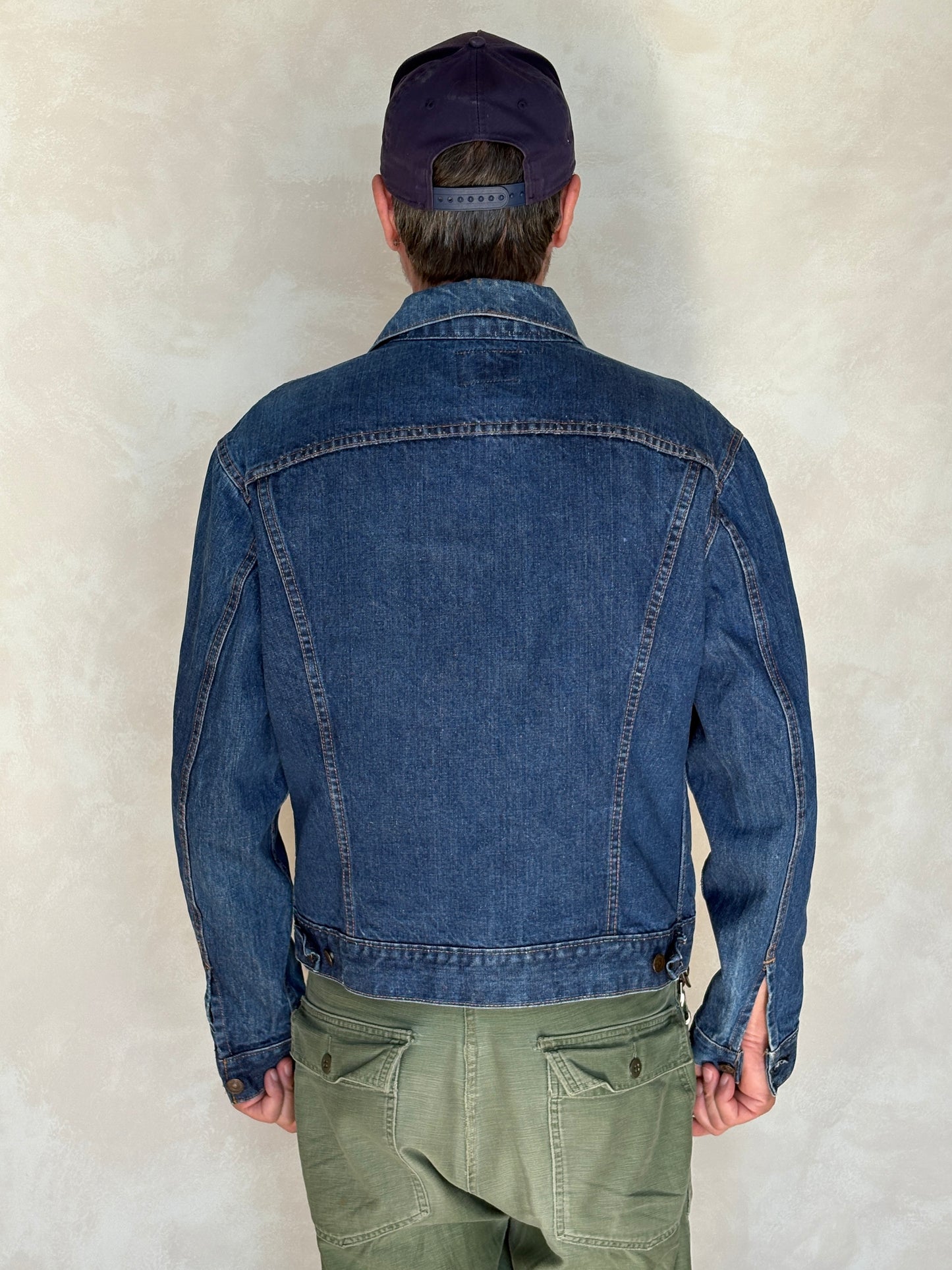 Size 46US / 56EU. Vintage Early 70s 2 pocket Levi’s Denim Jacket 70505 –Single Stitch, Made in USA - USA Vintage Bcn