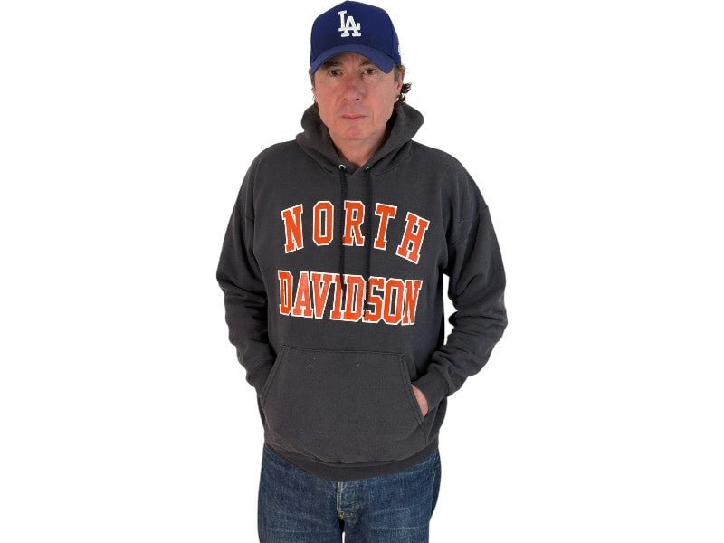 Size L Hooded North Davidson By Hanes - USA Vintage Bcn