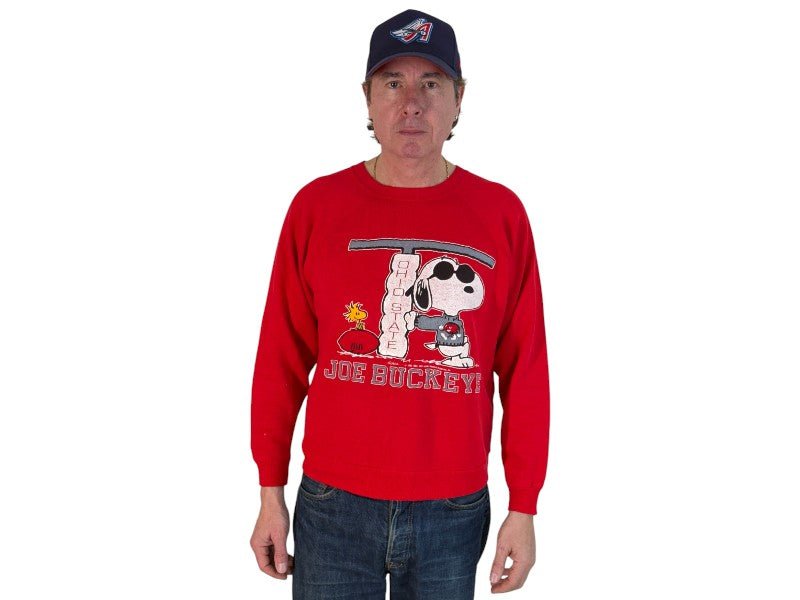 Snoopy Rare 1980 Sweatshirt Joe Buckeye - USA Vintage Bcn