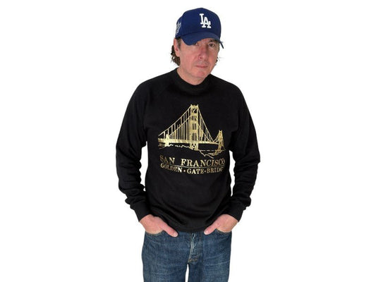 Size L Crew NeckSan Francisco Made in USA By Jerzees - USA Vintage Bcn