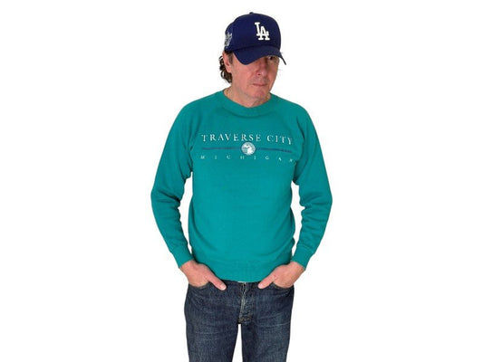 Size M Crew Neck 80s Made in USA By Hanes - USA Vintage Bcn