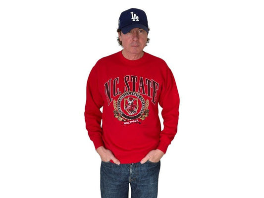 Size M Crew Neck N.C State Made By Nutmeg - USA Vintage Bcn