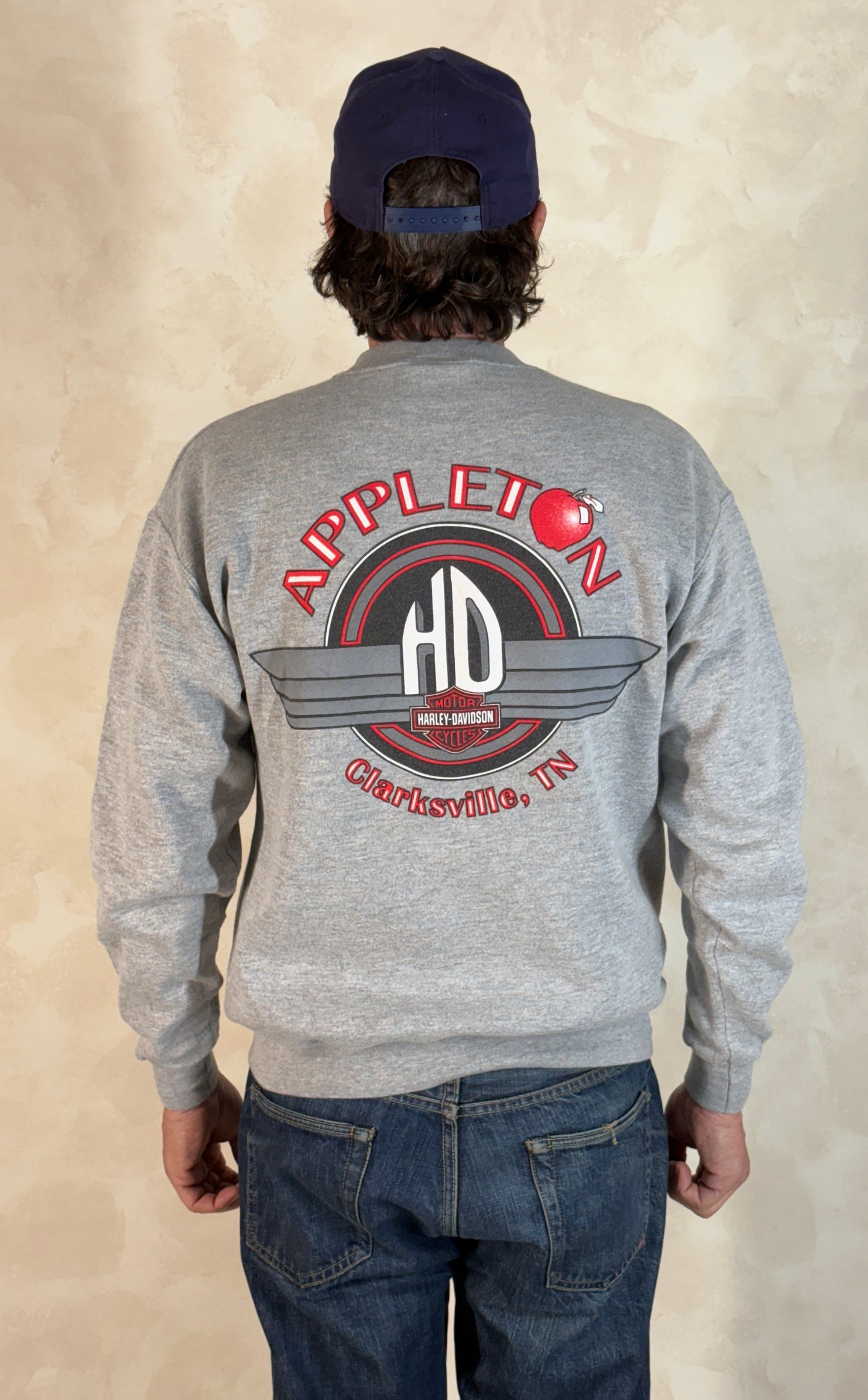 Size L Harley Davidson Sweatshirt 2001 Made In USA - USA Vintage Bcn