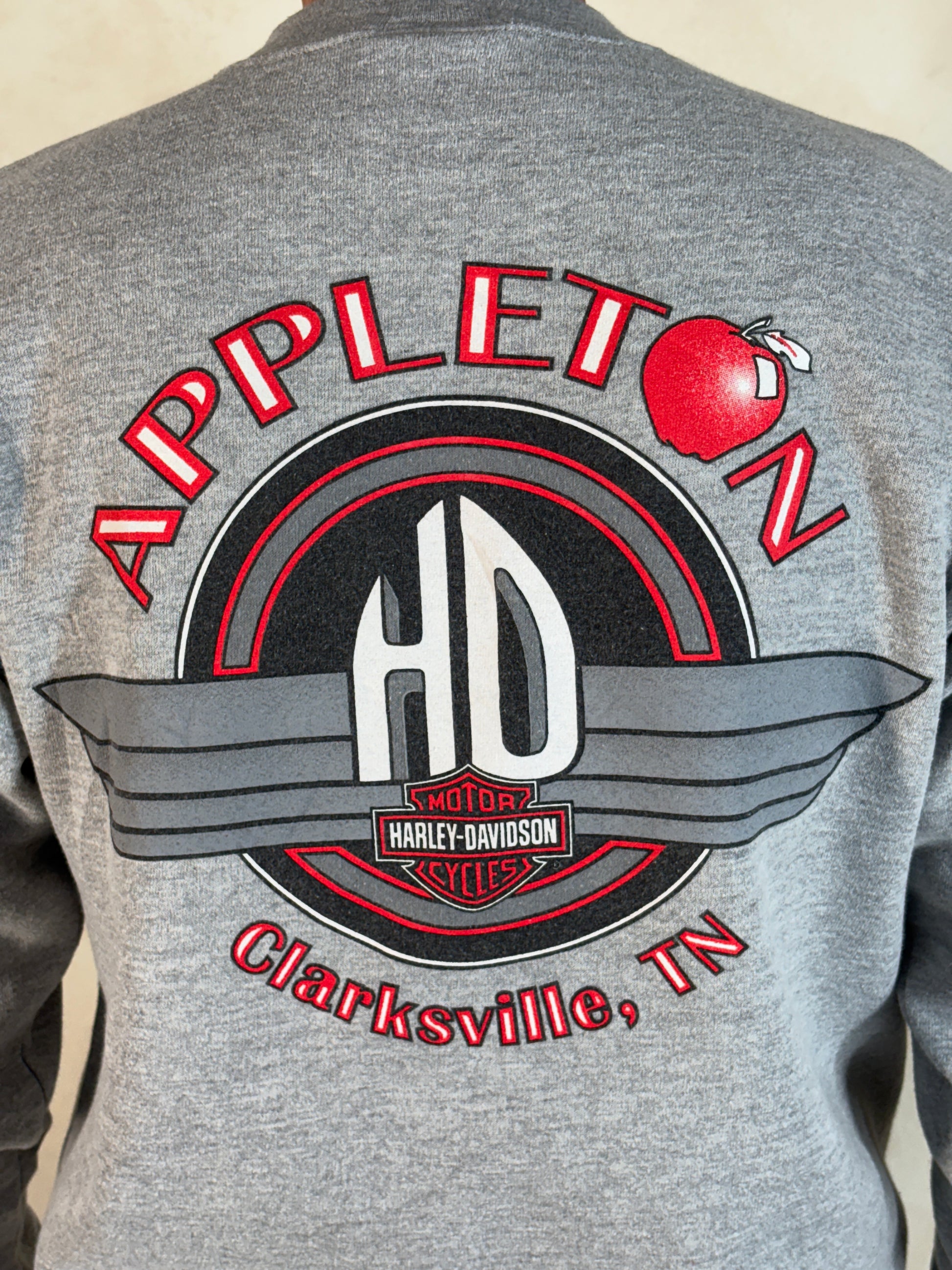 Size L Harley Davidson Sweatshirt 2001 Made In USA - USA Vintage Bcn
