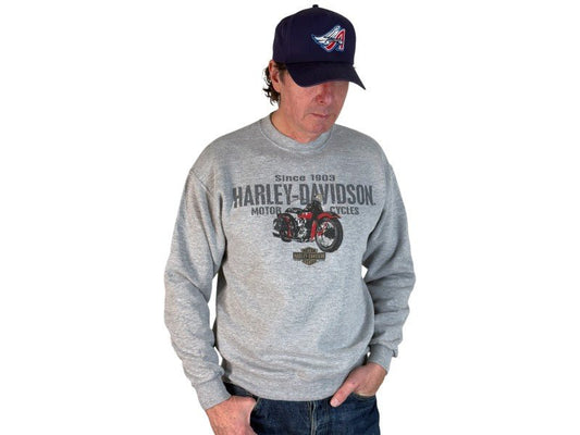 Size L Harley Davidson Sweatshirt 2001 Made In USA - USA Vintage Bcn