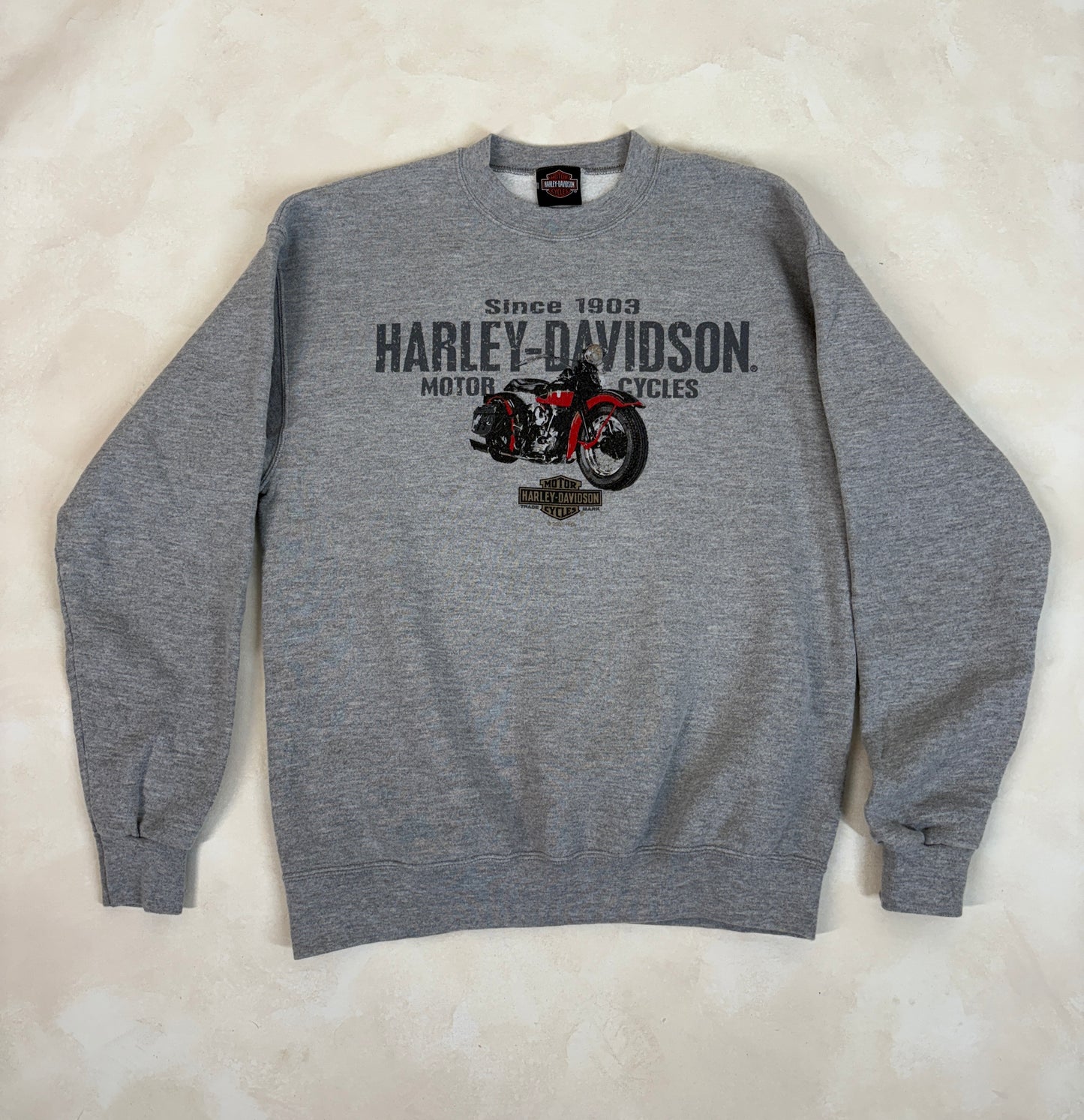 Size L Harley Davidson Sweatshirt 2001 Made In USA - USA Vintage Bcn