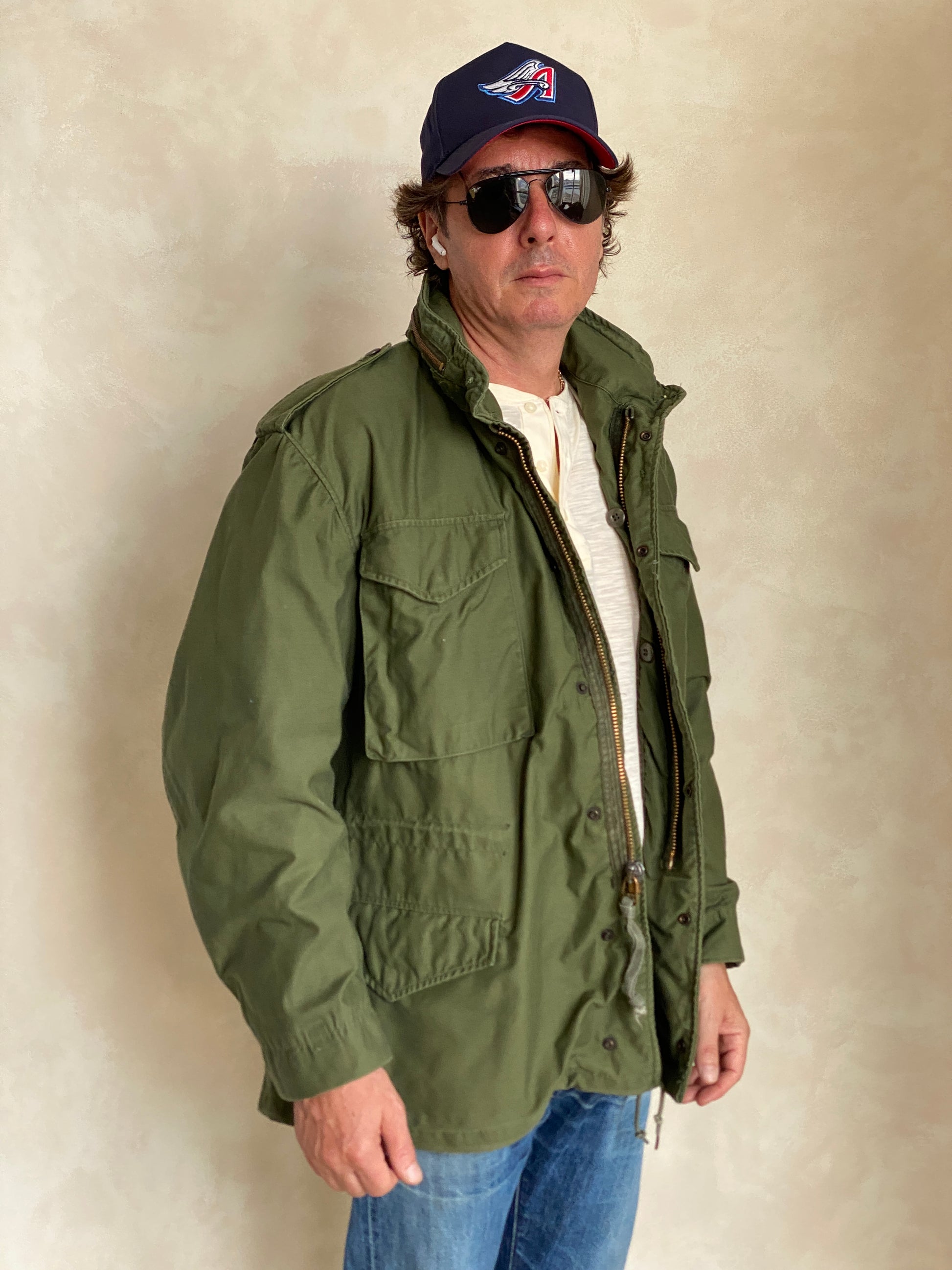 Med Reg. Authentic 1982 US M-65 field jacket Military - USA Vintage Bcn