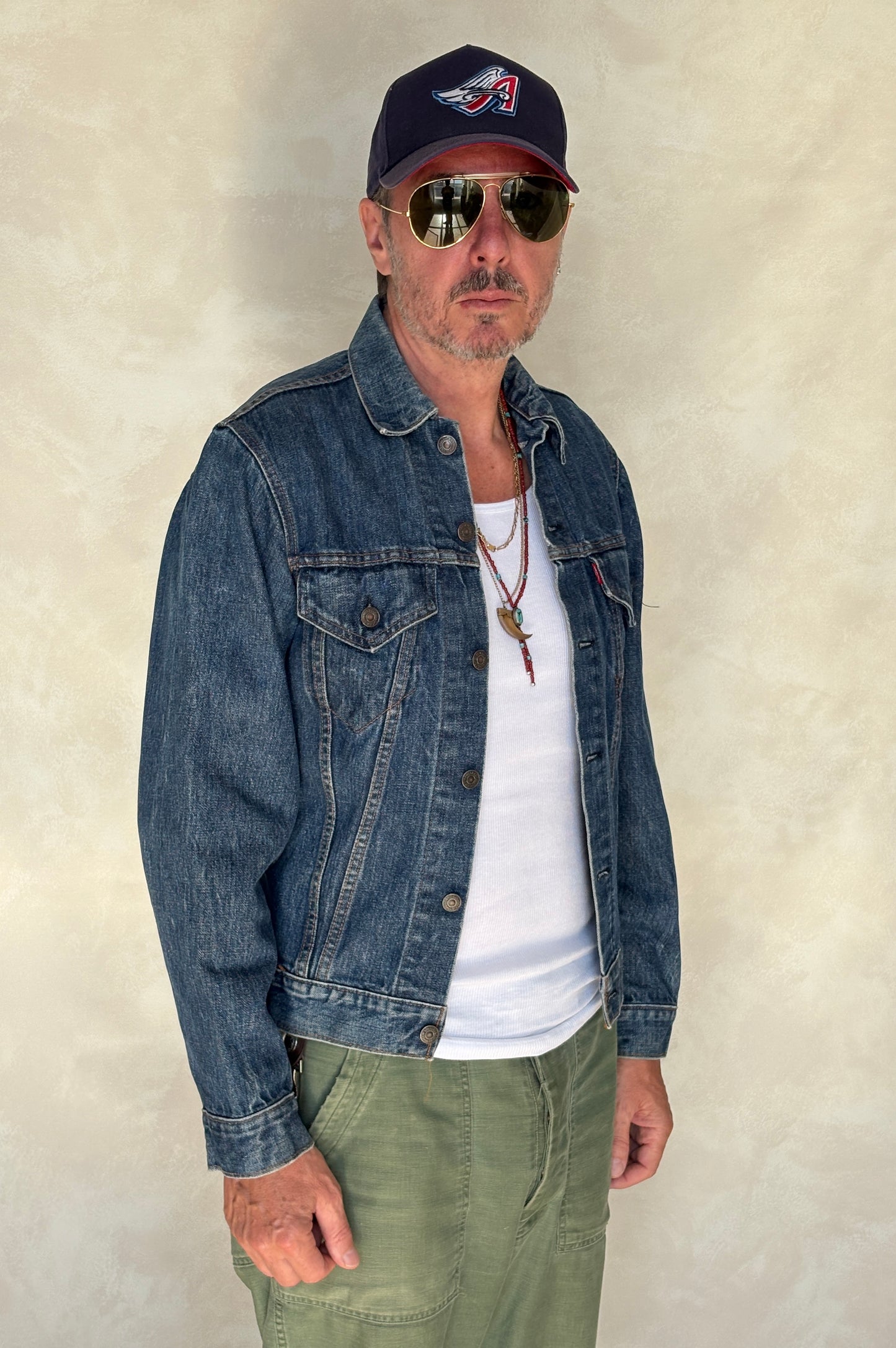 Size 38US / 48EU. Vintage Early 70s 2 pocket Levi’s Denim Jacket 70505 – Single Stitch, Made in USA - USA Vintage Bcn