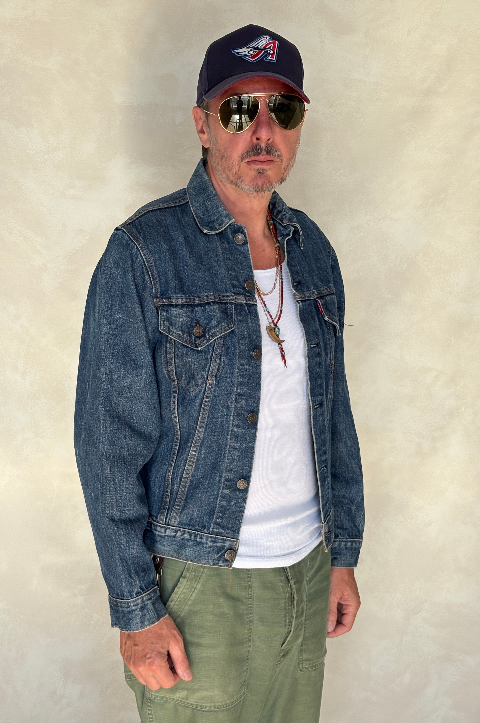 Size 38US / 48EU. Vintage Early 70s 2 pocket Levi’s Denim Jacket 70505 – Single Stitch, Made in USA - USA Vintage Bcn