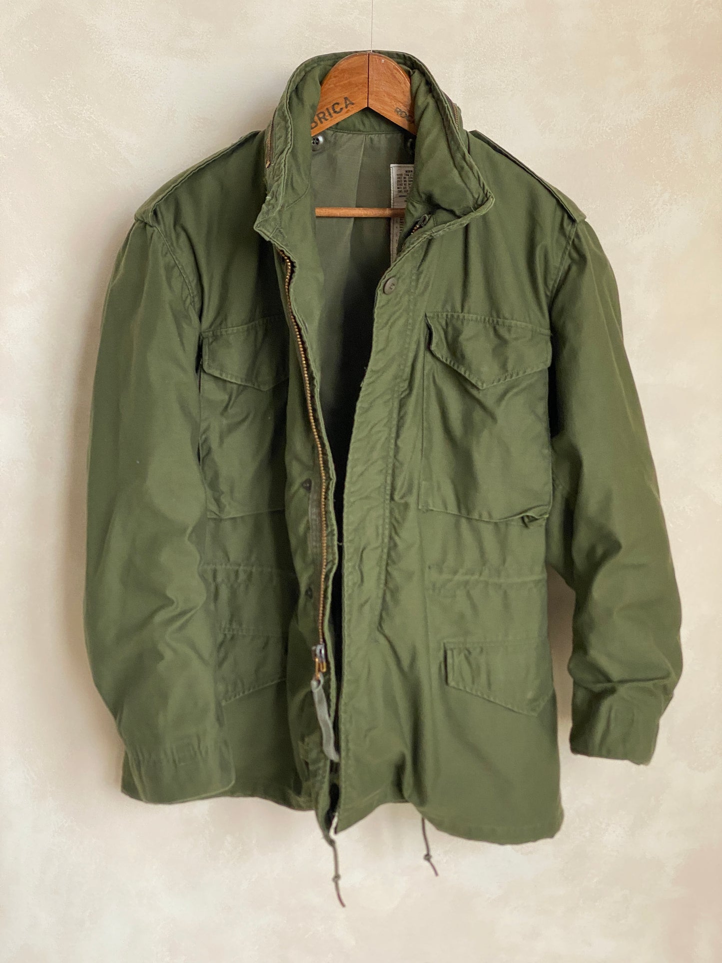 Med Reg. Authentic 1982 US M-65 field jacket Military - USA Vintage Bcn