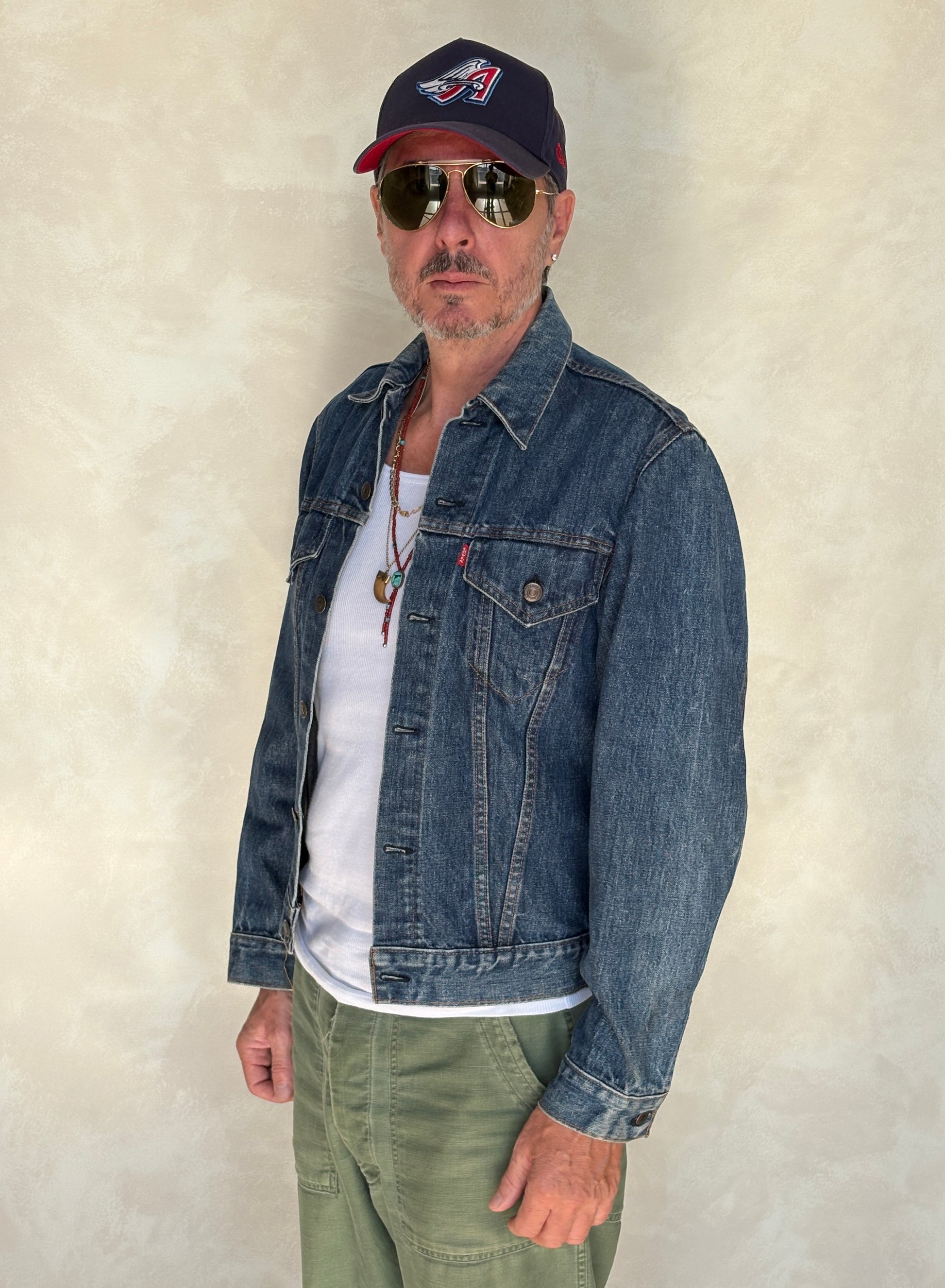 Size 38US / 48EU. Vintage Early 70s 2 pocket Levi’s Denim Jacket 70505 – Single Stitch, Made in USA - USA Vintage Bcn