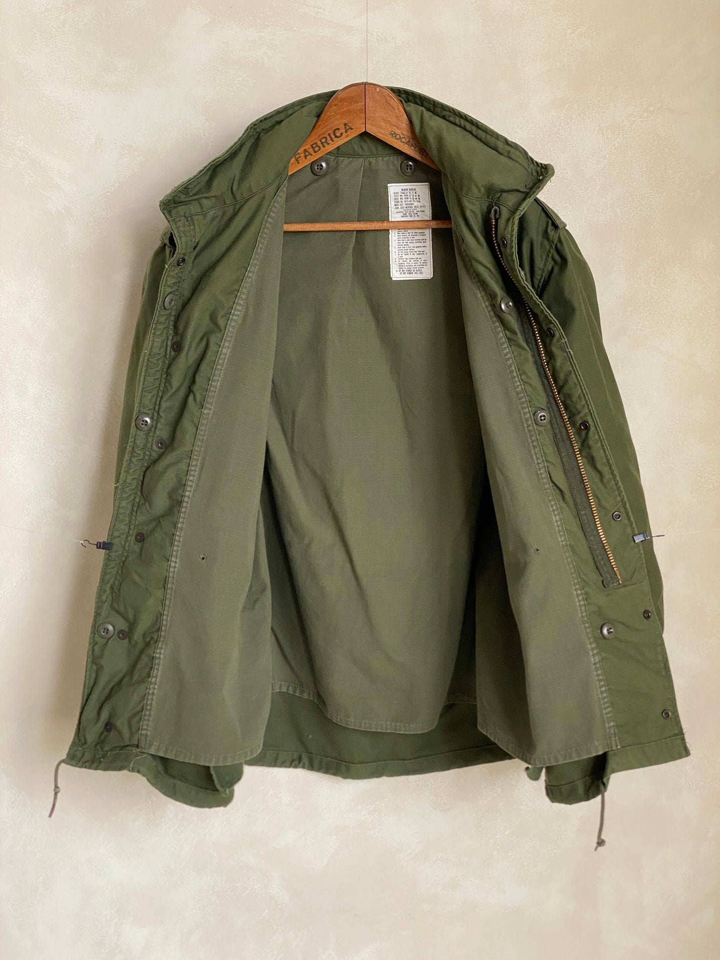 Med Reg. Authentic 1982 US M-65 field jacket Military - USA Vintage Bcn