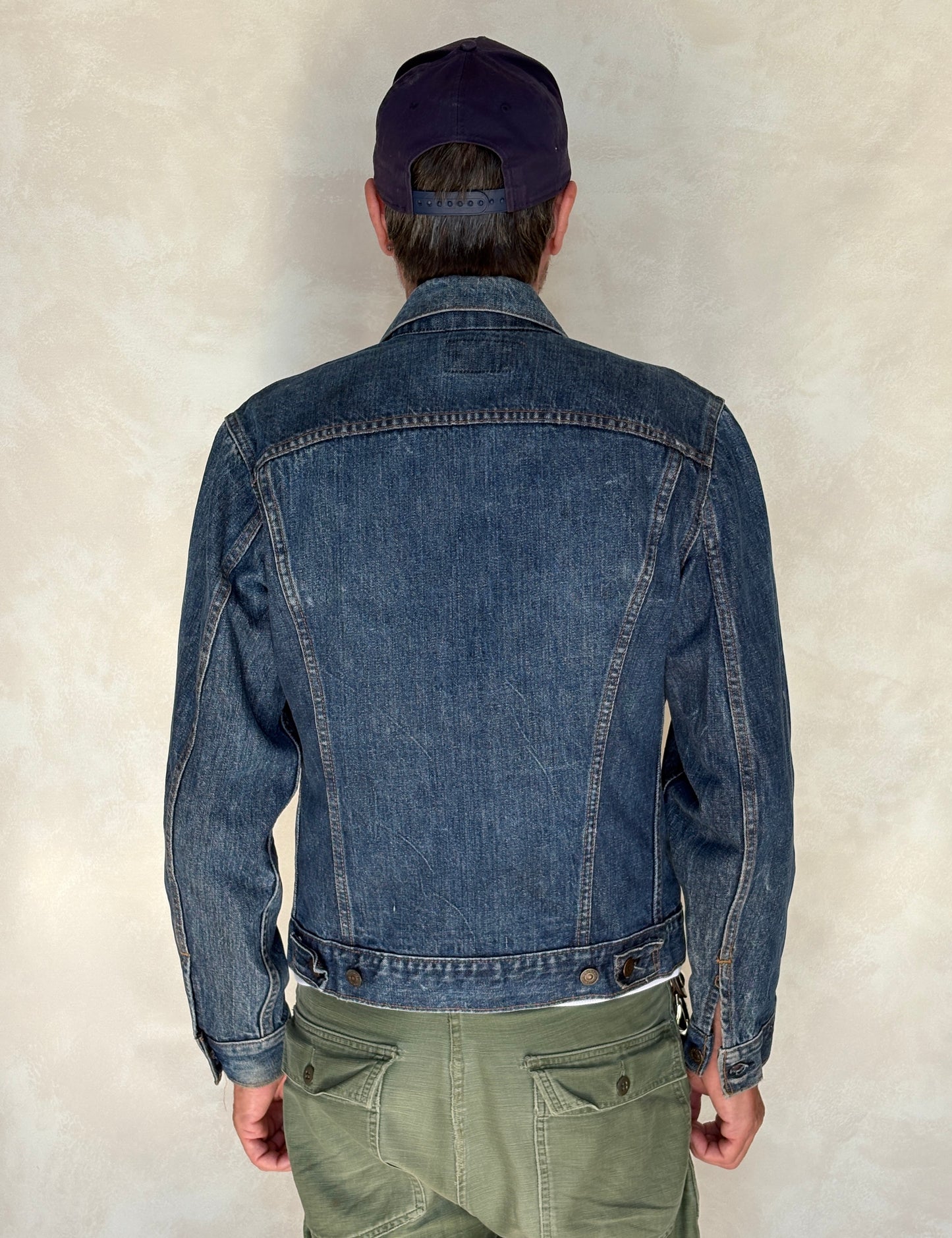 Size 38US / 48EU. Vintage Early 70s 2 pocket Levi’s Denim Jacket 70505 – Single Stitch, Made in USA - USA Vintage Bcn