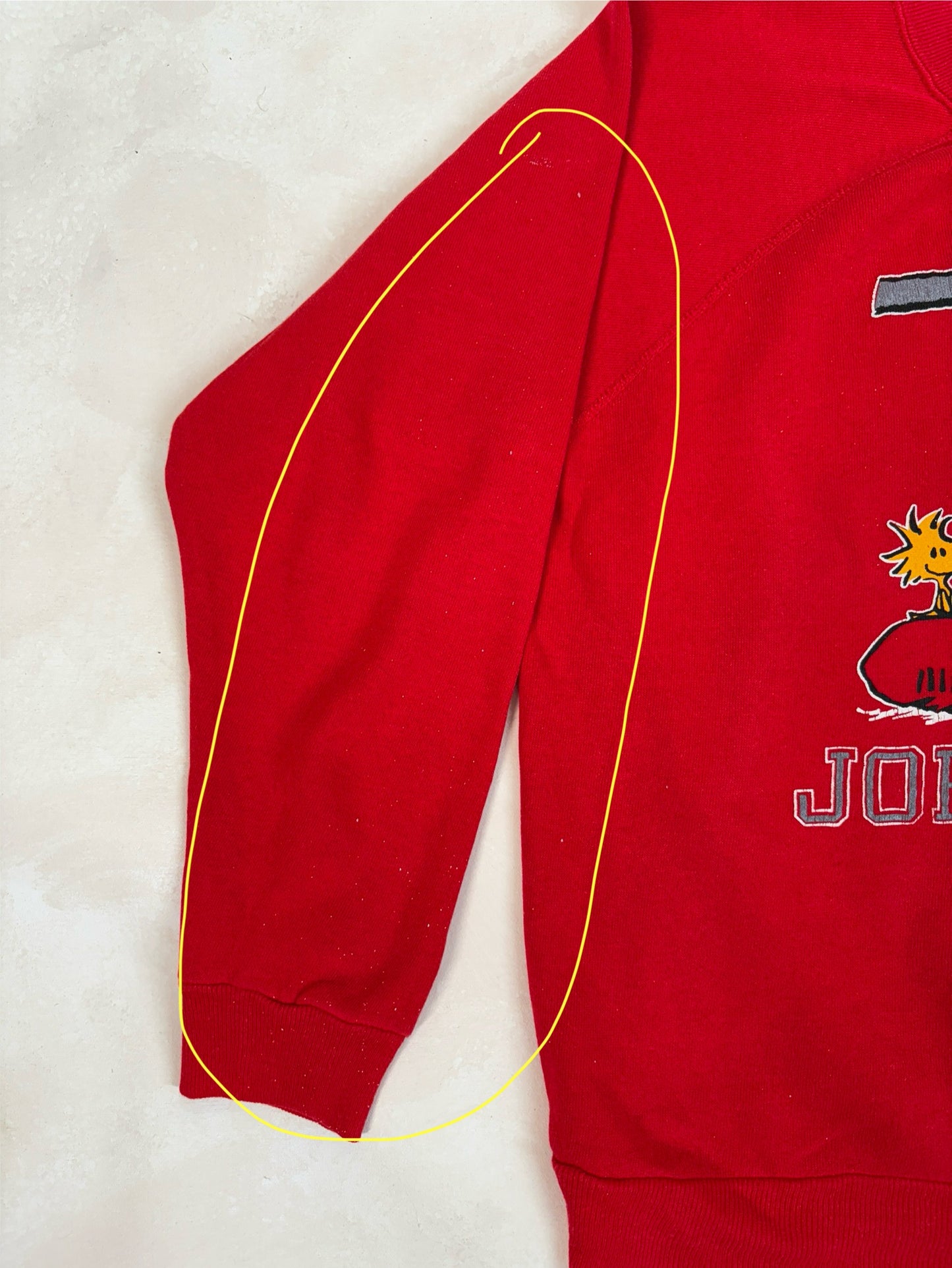 Snoopy Rare 1980 Sweatshirt Joe Buckeye - USA Vintage Bcn