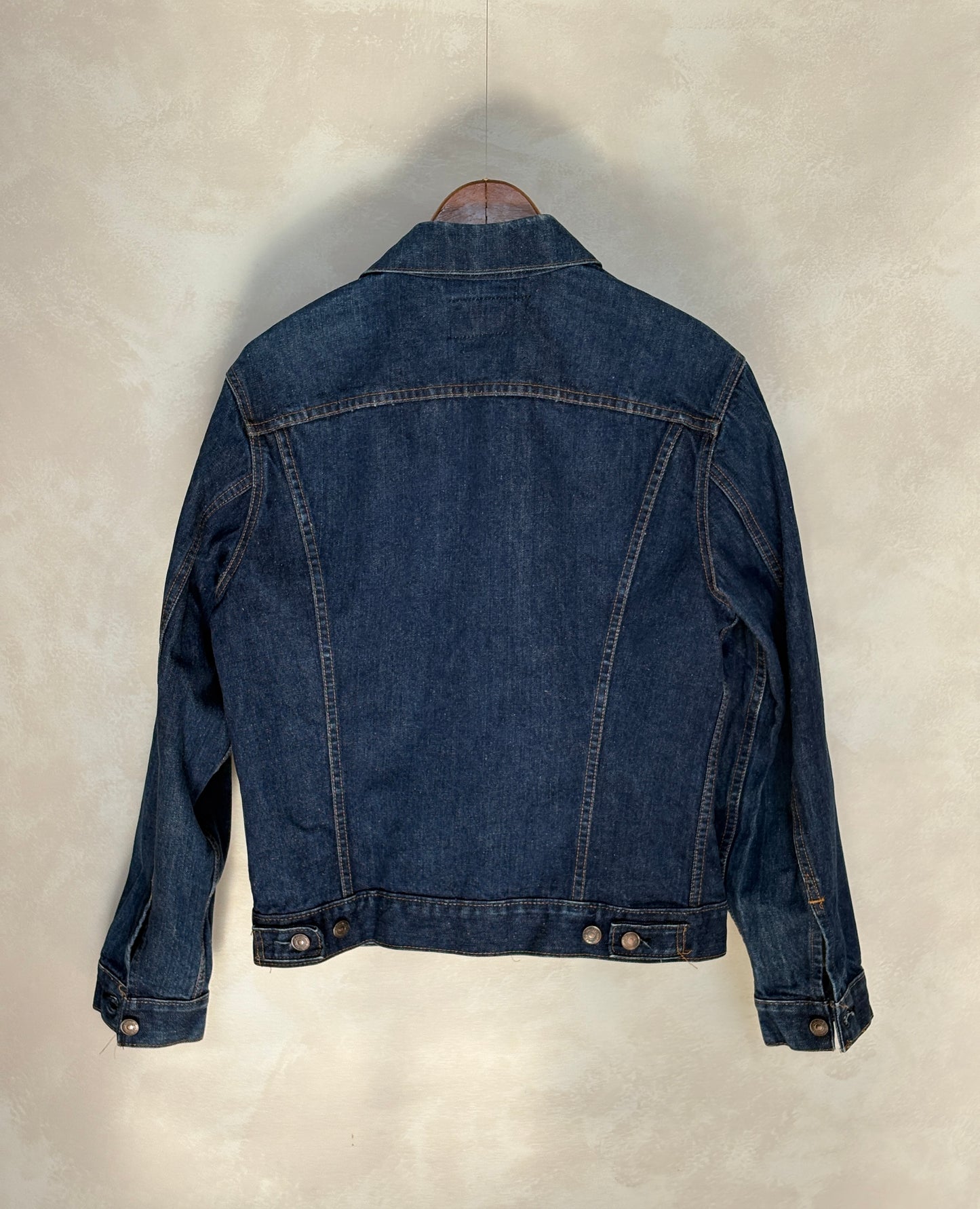 Size 40US / 50EU. Vintage 70s 2 pocket Levi’s Denim Jacket 70505 – Double Stitch, Made in USA - USA Vintage Bcn