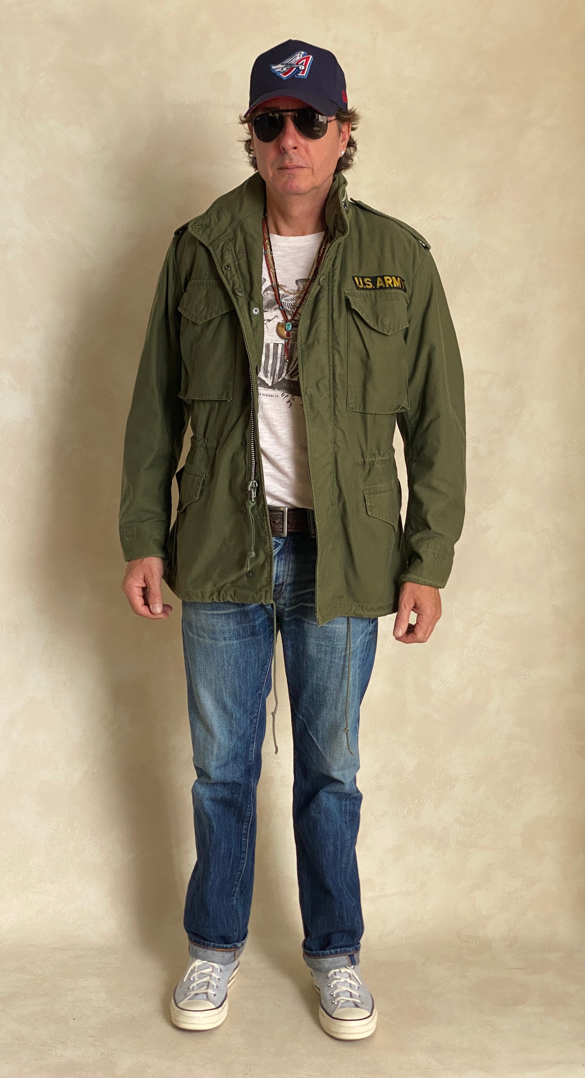 Small Reg. Authentic 1967 US M-65 field jacket Military - USA Vintage Bcn