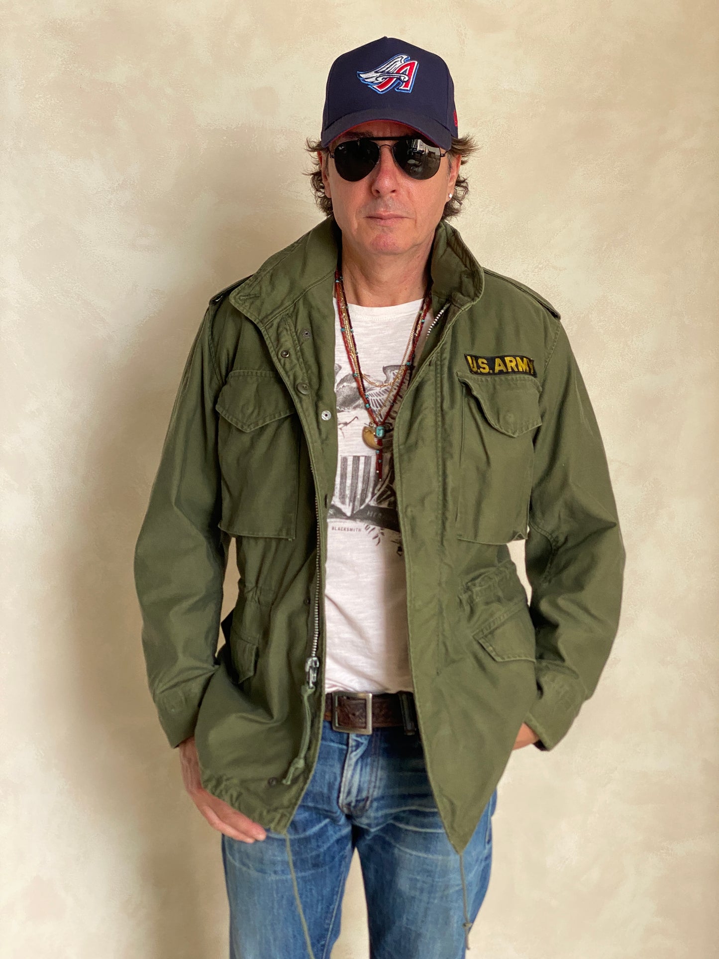 Small Reg. Authentic 1967 US M-65 field jacket Military - USA Vintage Bcn