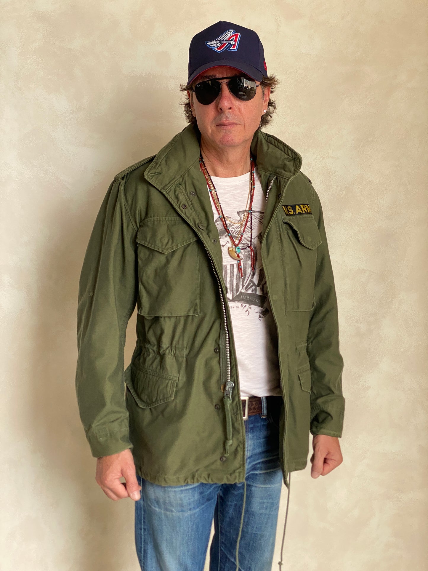 Small Reg. Authentic 1967 US M-65 field jacket Military - USA Vintage Bcn