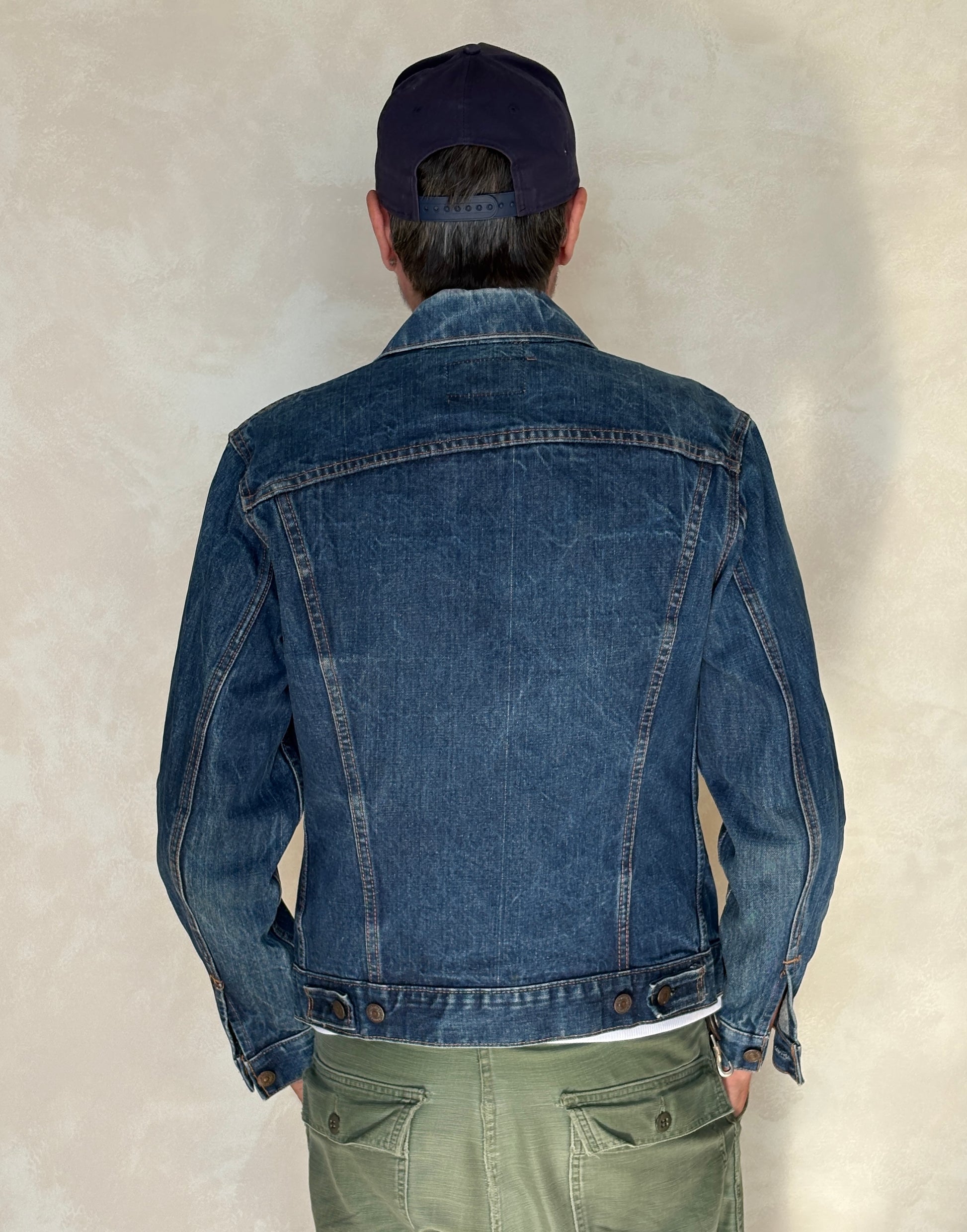Size 38US / 48EU. Vintage Early 70s 2 pocket Levi’s Denim Jacket 70505 – Single Stitch, Made in USA - USA Vintage Bcn
