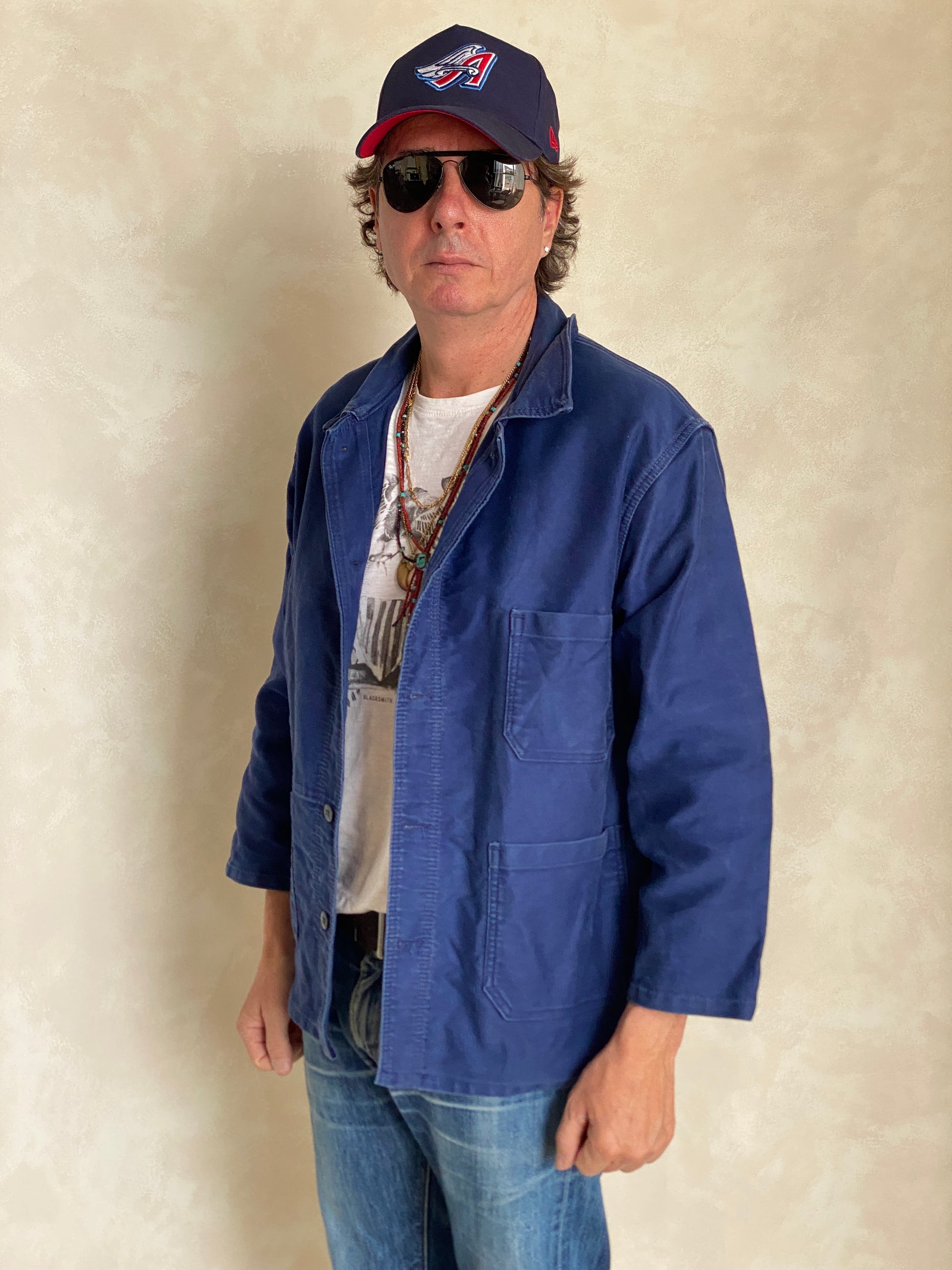 Size 50/52UE. Vintage French Moleskin jacket. - USA Vintage Bcn