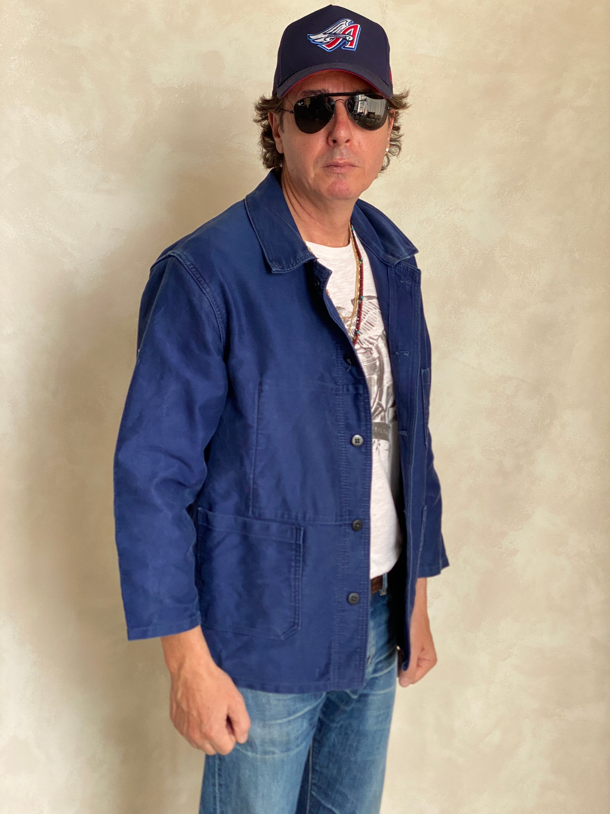 Size 50/52UE. Vintage French Moleskin jacket. - USA Vintage Bcn