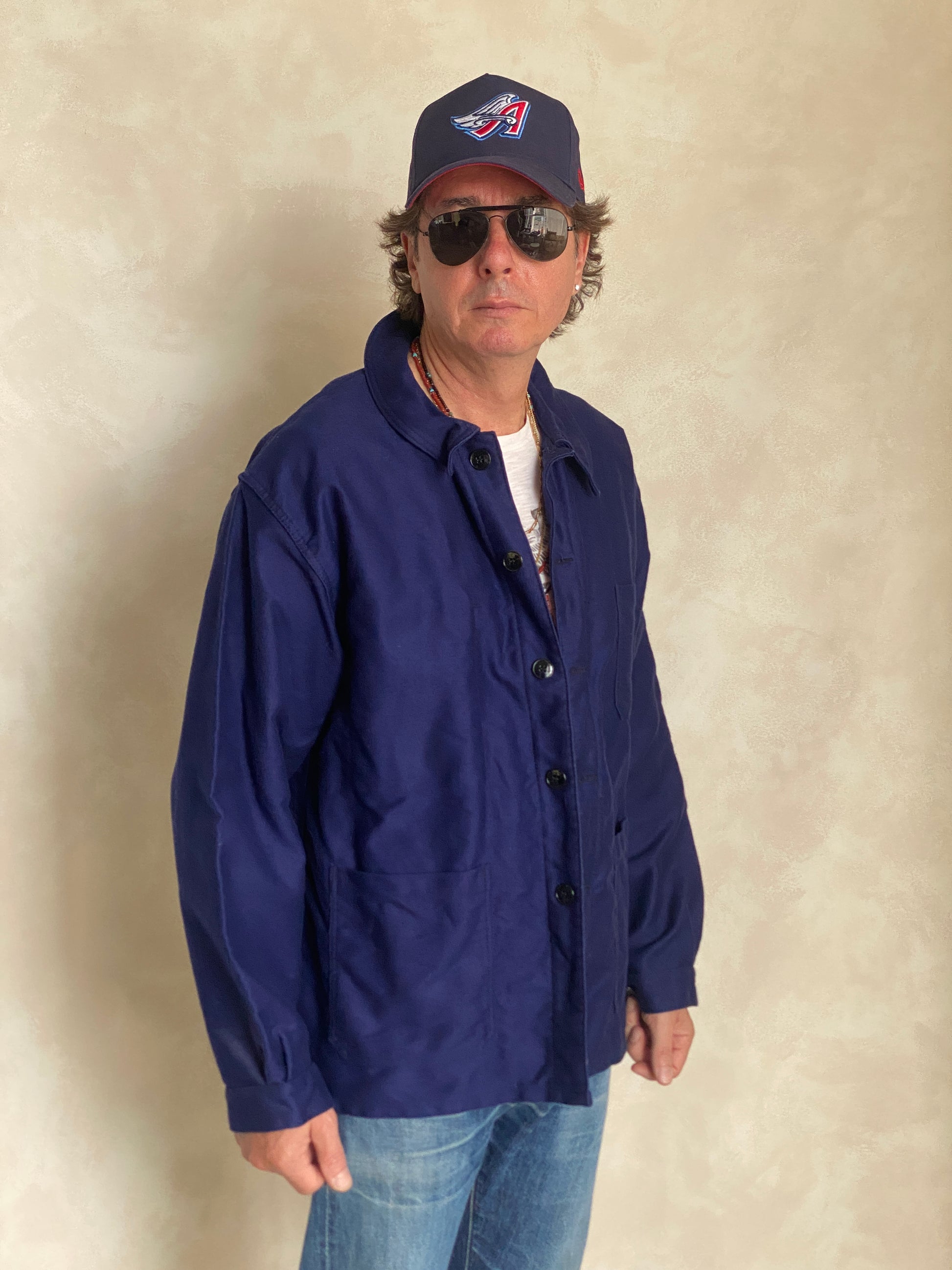 Size 52UE. Vintage French Moleskin jacket. - USA Vintage Bcn