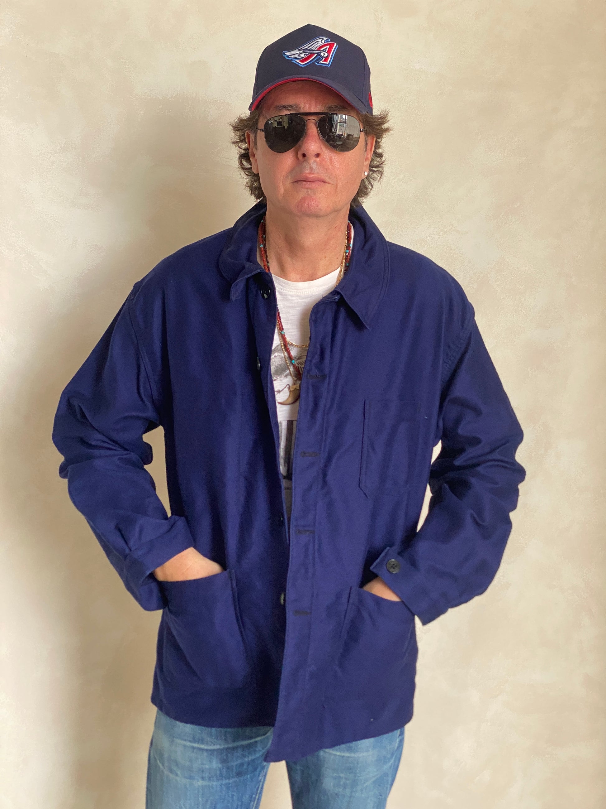 Size 52UE. Vintage French Moleskin jacket. - USA Vintage Bcn