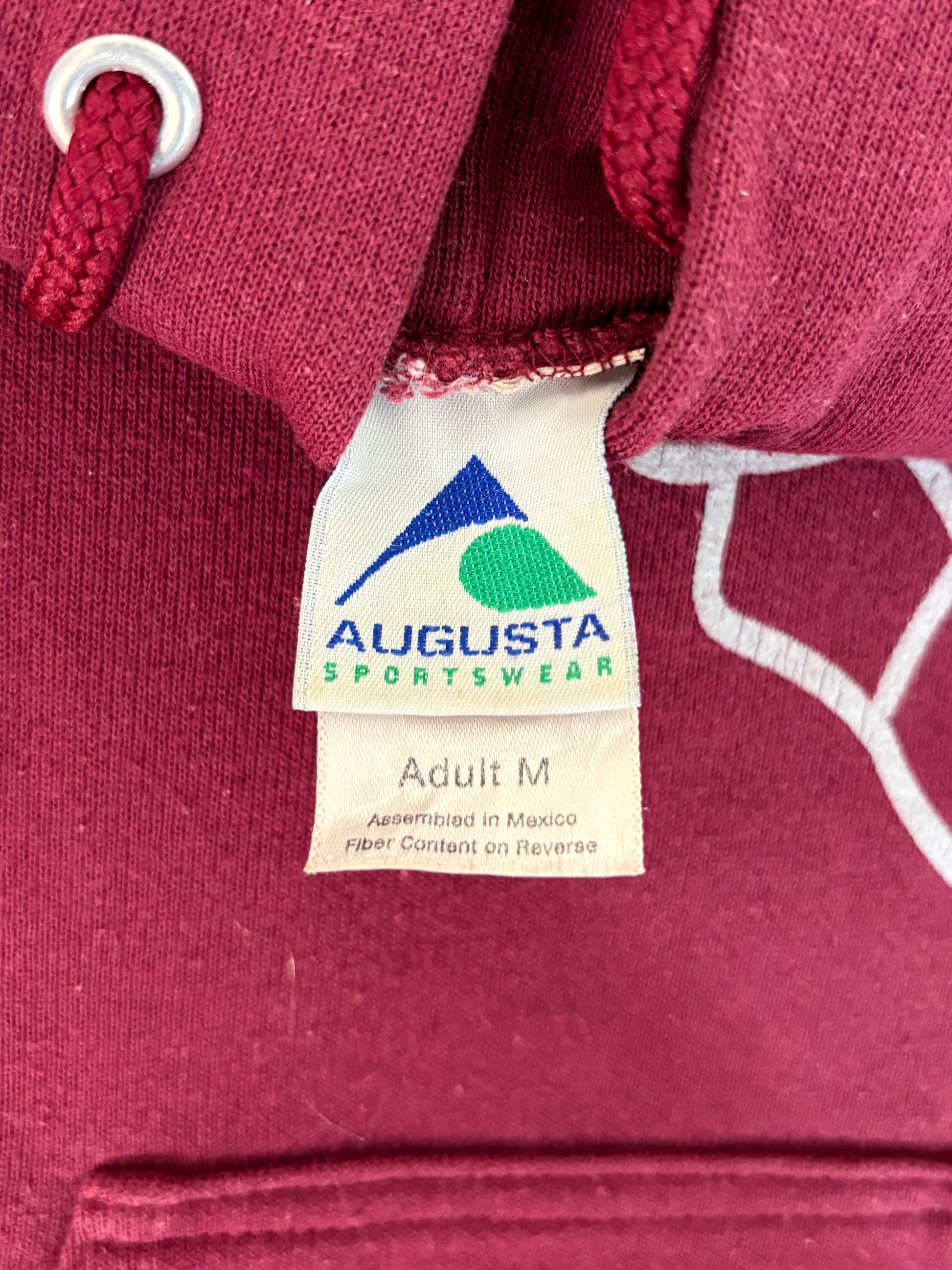 augusta jacket, hooded vintage jacket, vintage sportswear, retro athletic jacket, medium augusta hoodie,