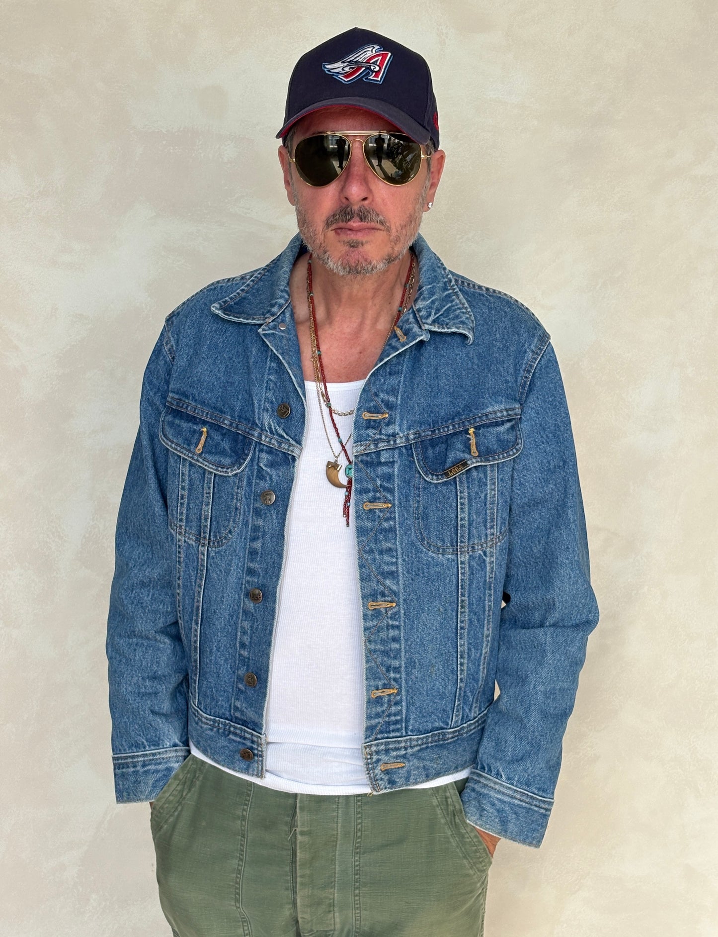 Size 40US / 50EU Vintage 80s Lee Denim Jacket – 2 Pockets – Made in Canada - USA Vintage Bcn