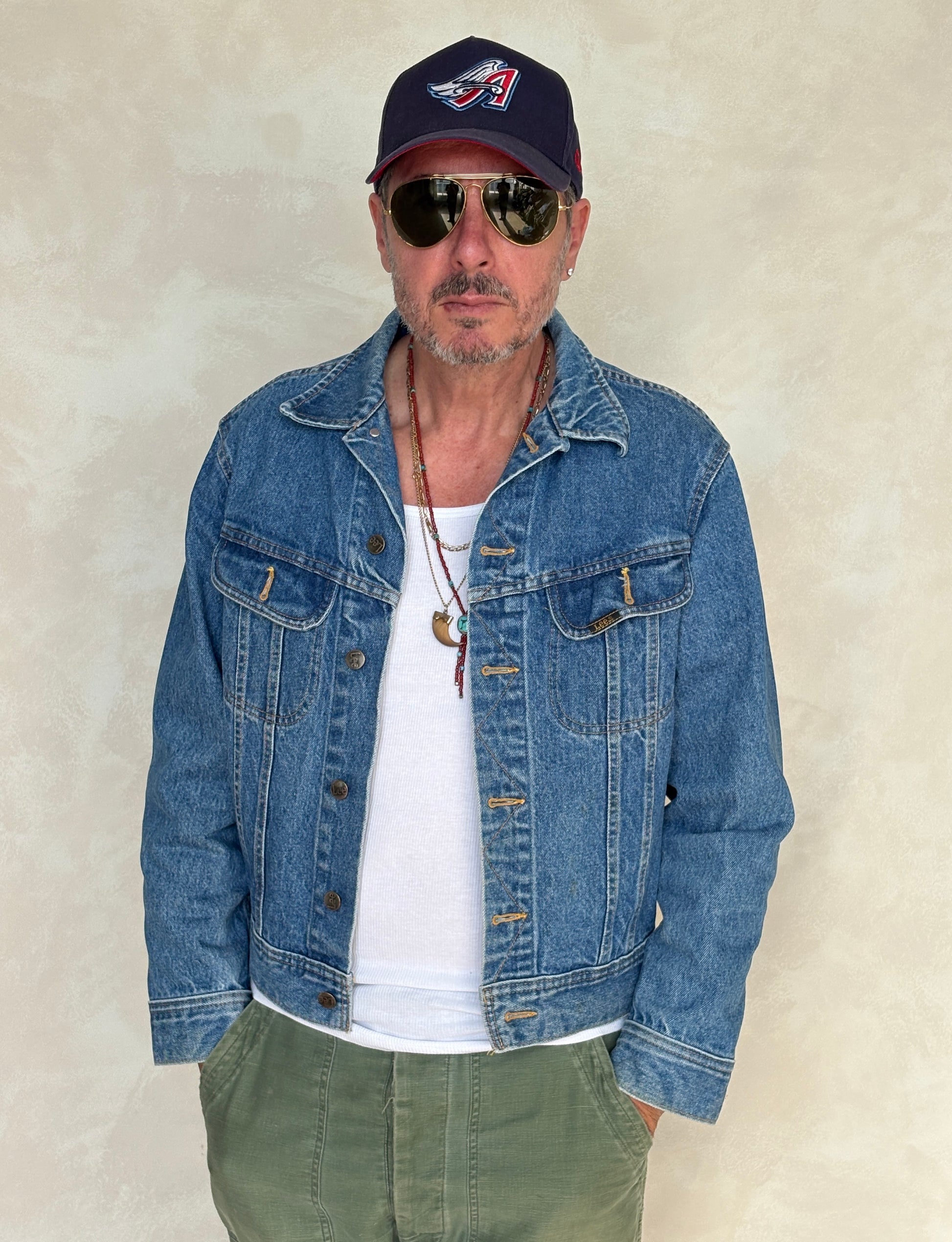 Size 40US / 50EU Vintage 80s Lee Denim Jacket – 2 Pockets – Made in Canada - USA Vintage Bcn