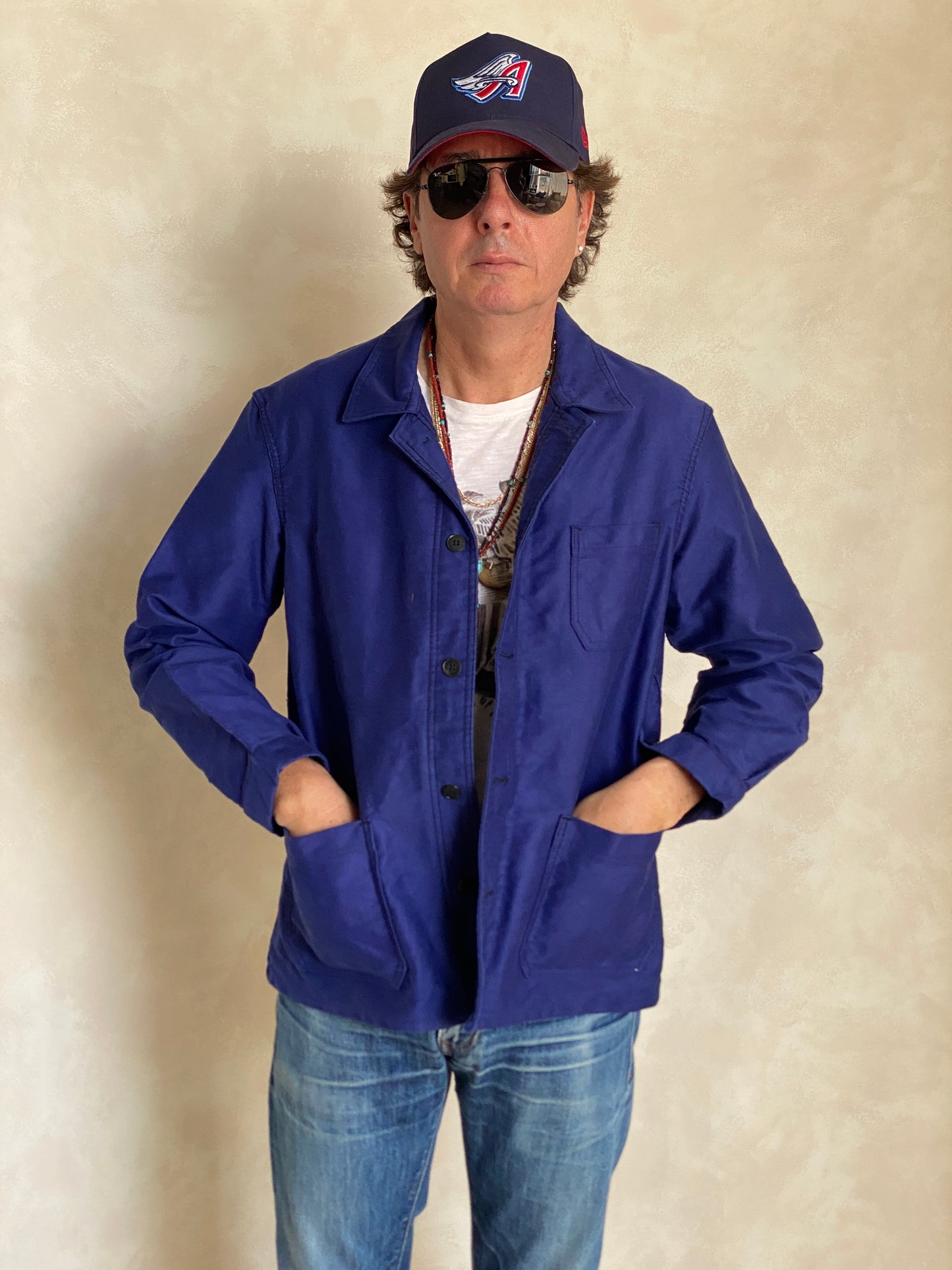 Size 50UE. Vintage French Moleskin jacket. - USA Vintage Bcn