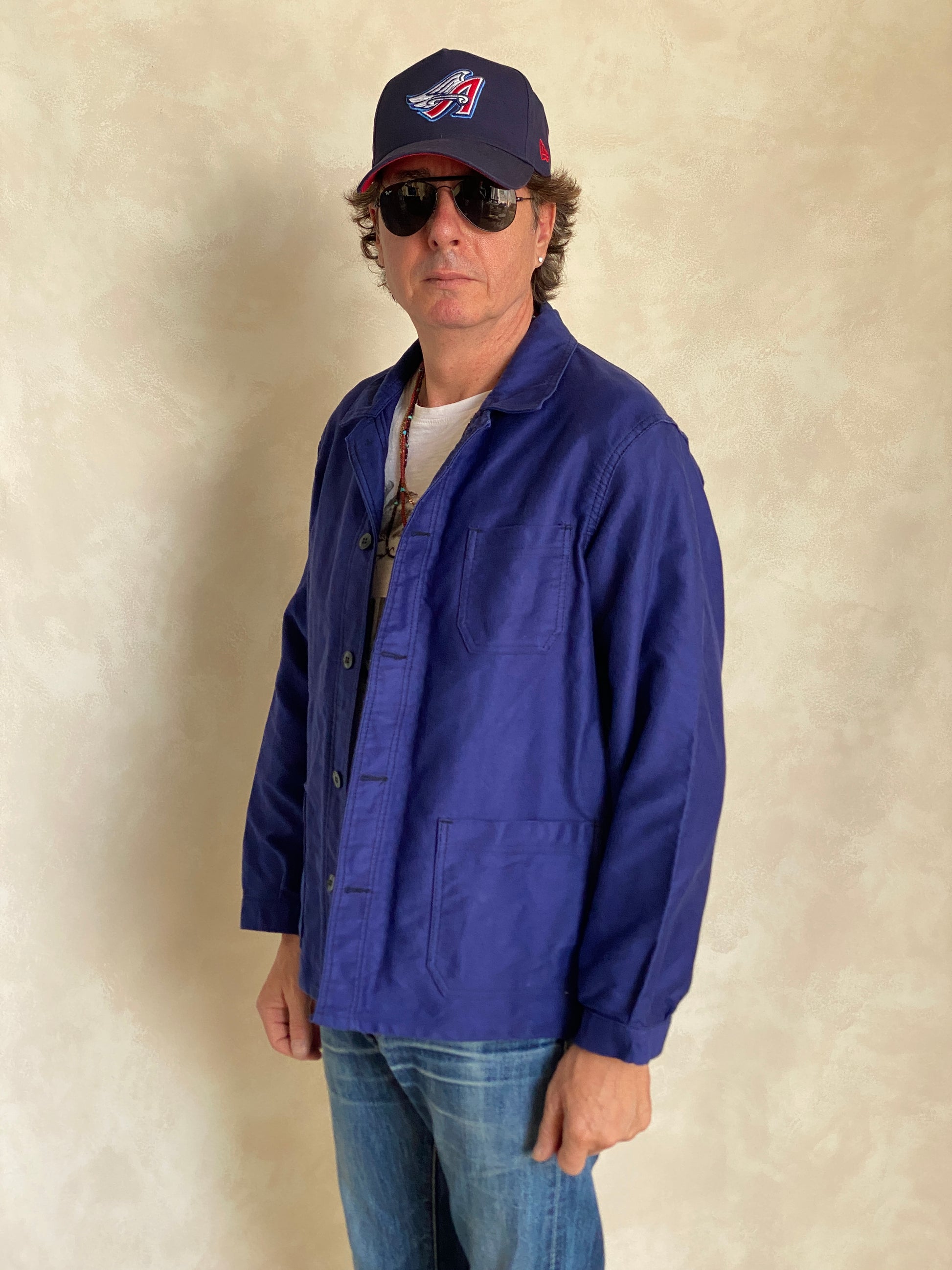 Size 50UE. Vintage French Moleskin jacket. - USA Vintage Bcn