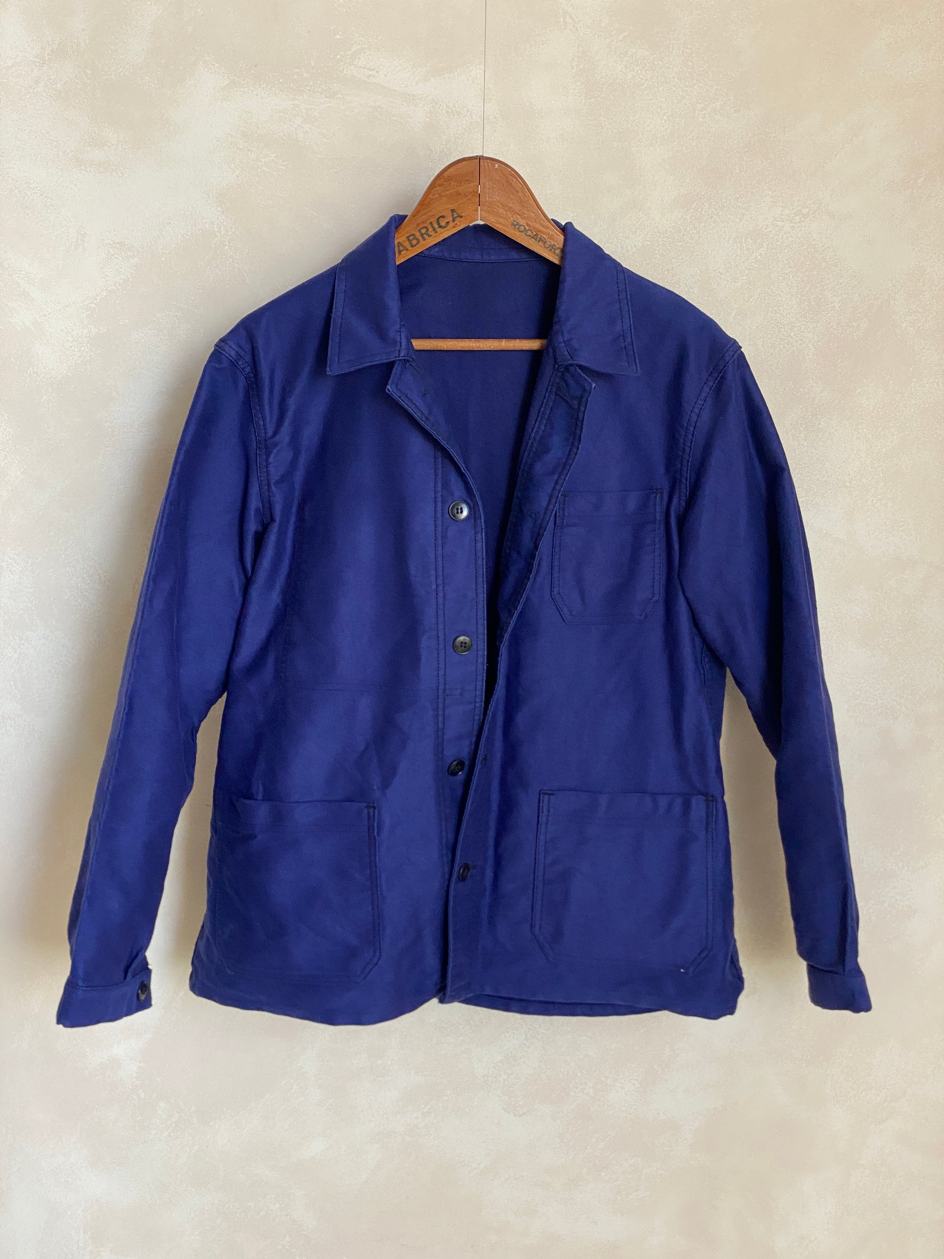 Size 50UE. Vintage French Moleskin jacket. - USA Vintage Bcn