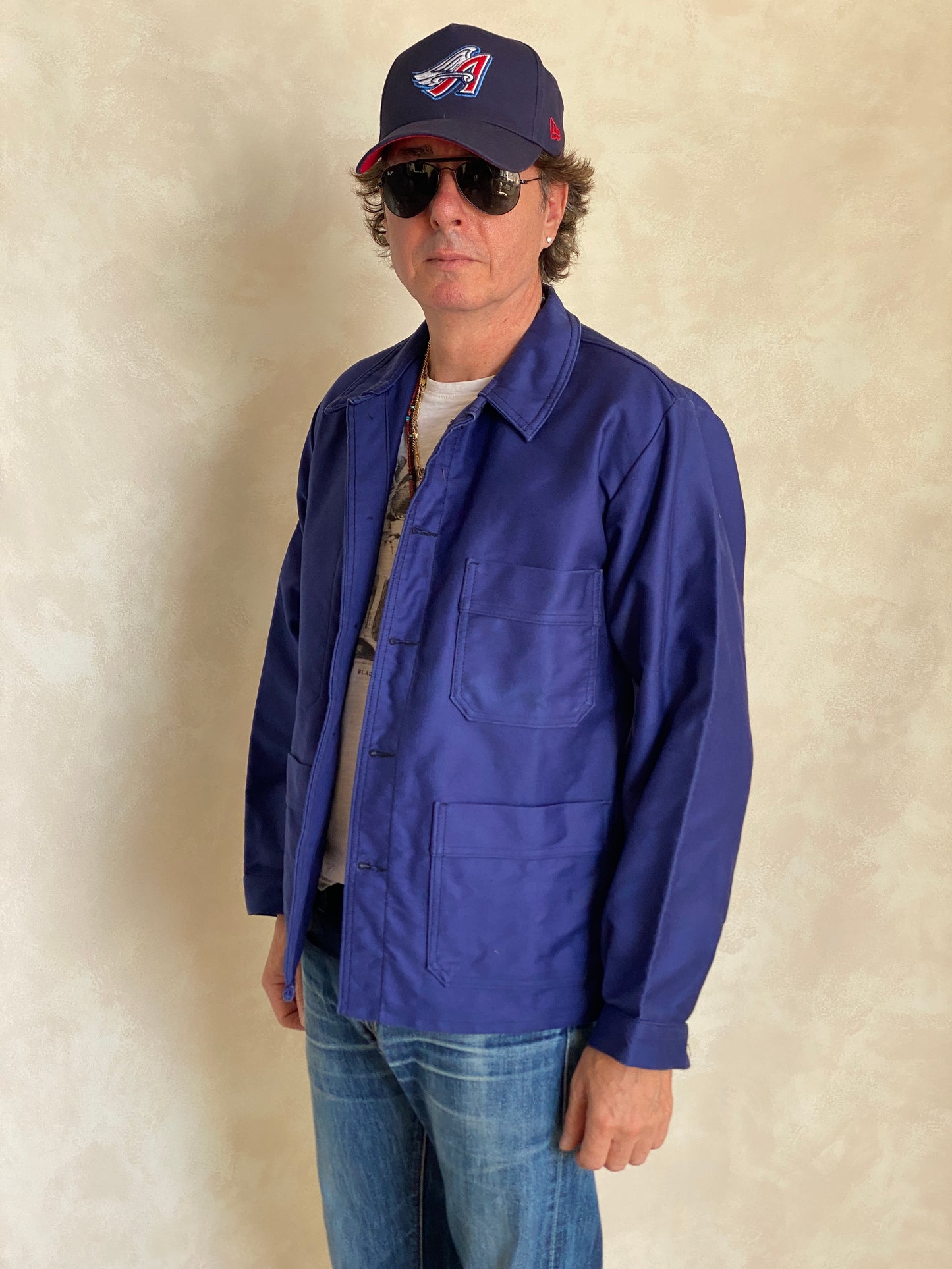 Size 44UE. Vintage French Moleskin jacket. - USA Vintage Bcn