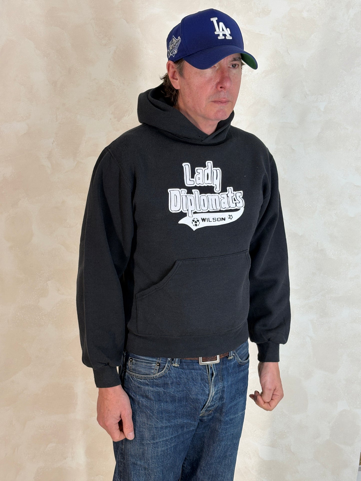 Size S Hooded Soccer Made By Russell - USA Vintage Bcn