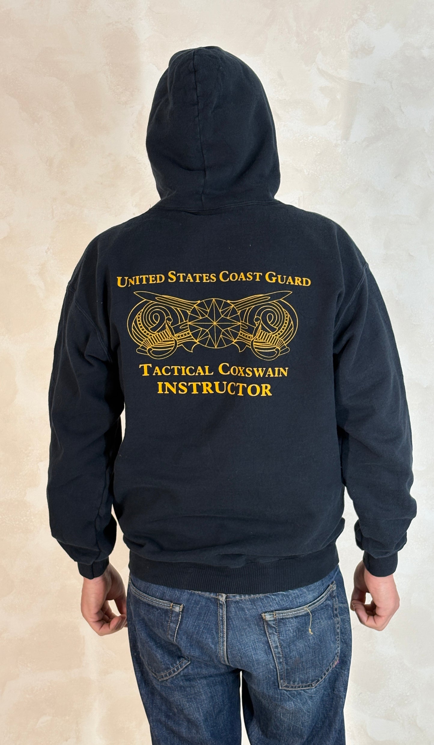 Size M Hooded Sweat United States Coast Guard - USA Vintage Bcn