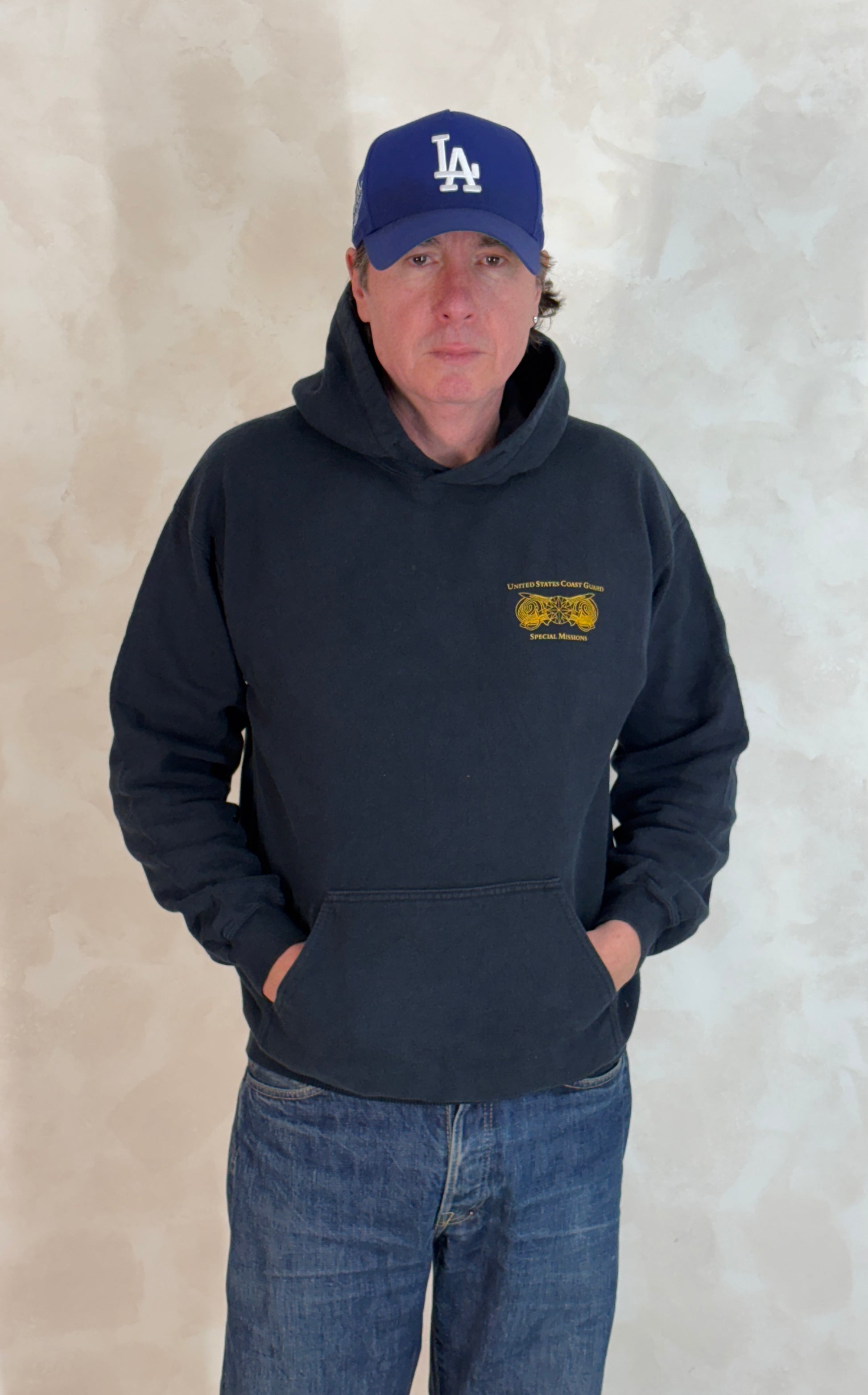 Size M Hooded Sweat United States Coast Guard - USA Vintage Bcn