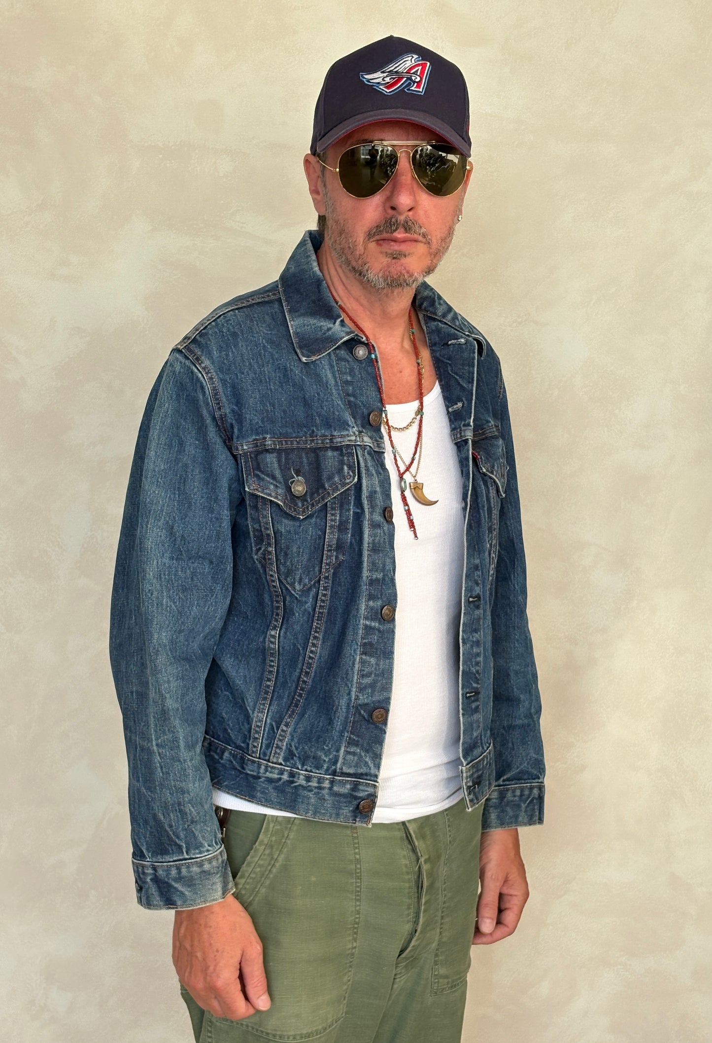 Size 38US / 48EU. Vintage Early 70s 2 pocket Levi’s Denim Jacket 70505 – Single Stitch, Made in USA - USA Vintage Bcn