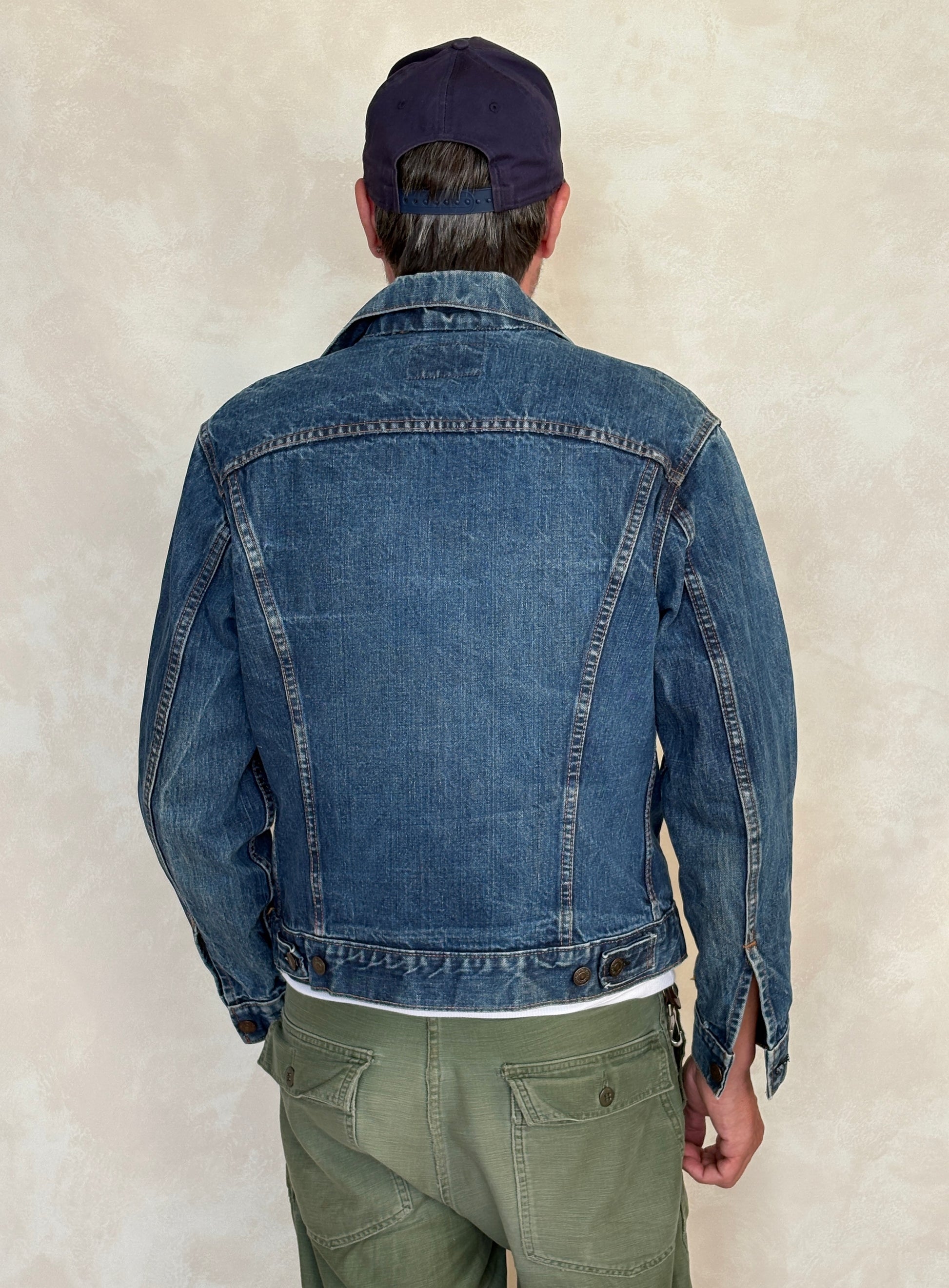 Size 38US / 48EU. Vintage Early 70s 2 pocket Levi’s Denim Jacket 70505 – Single Stitch, Made in USA - USA Vintage Bcn