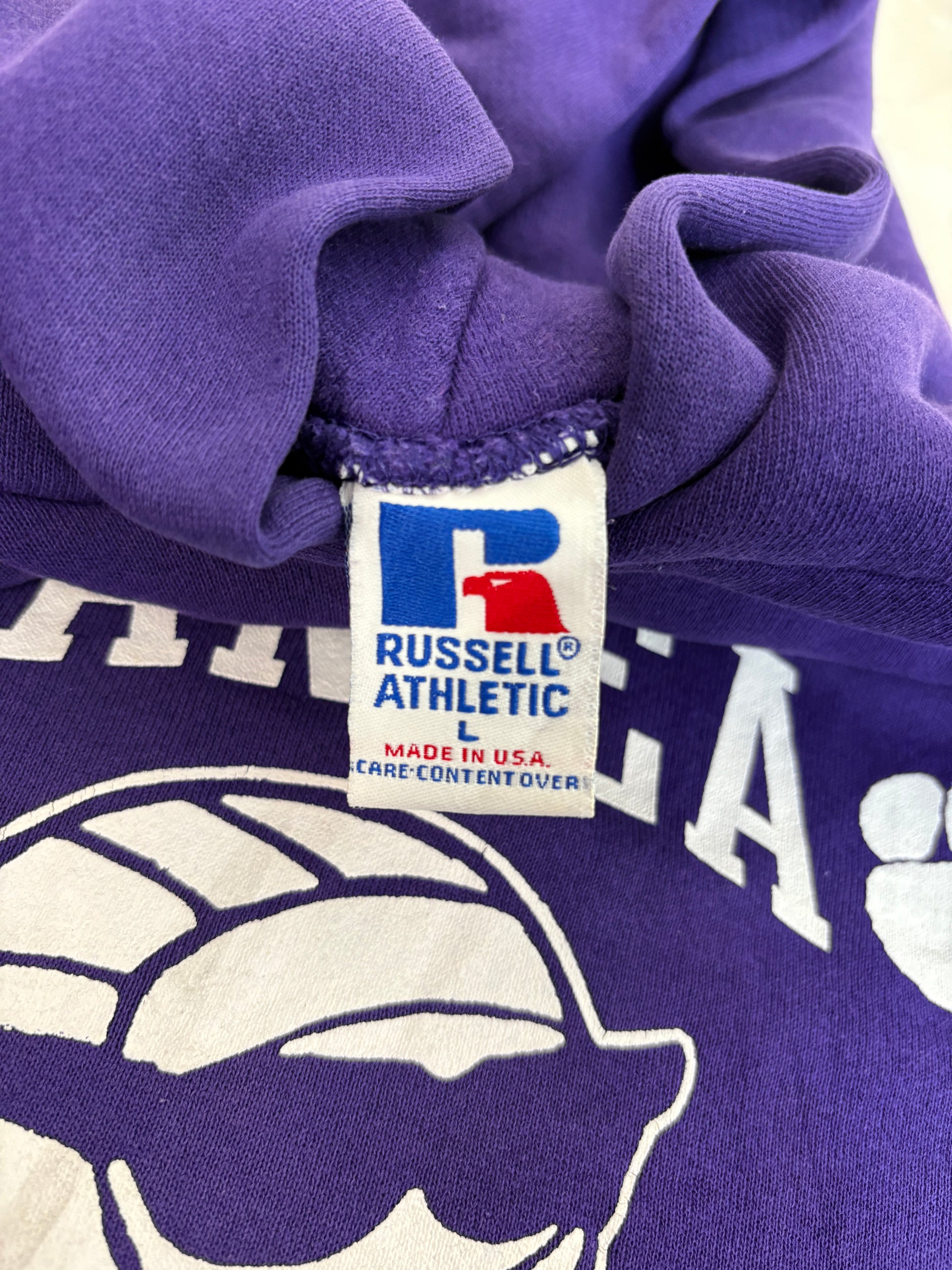 Size L Hooded Swansea Volleyball Made In USA - USA Vintage Bcn
