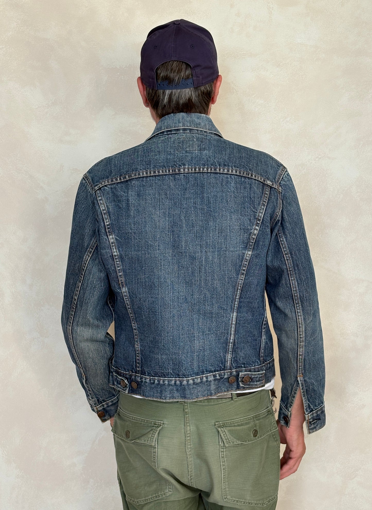 Size 38US / 48EU. Vintage Early 70s 2 pocket Levi’s Denim Jacket 70505 – Single Stitch, Made in USA - USA Vintage Bcn